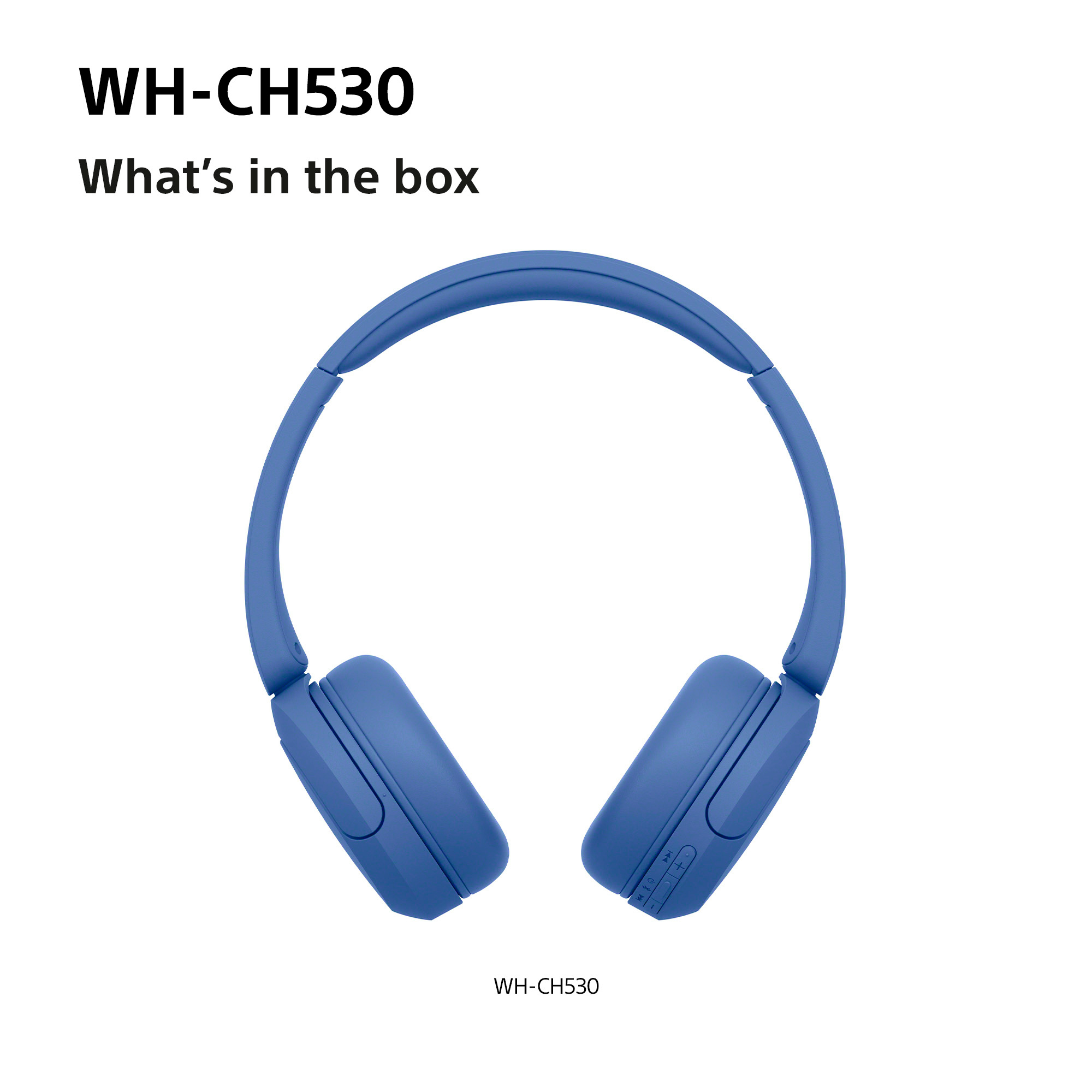 Sony WHCH530L.CE7 Wireless Over ear headphones - Blue thumbnail image