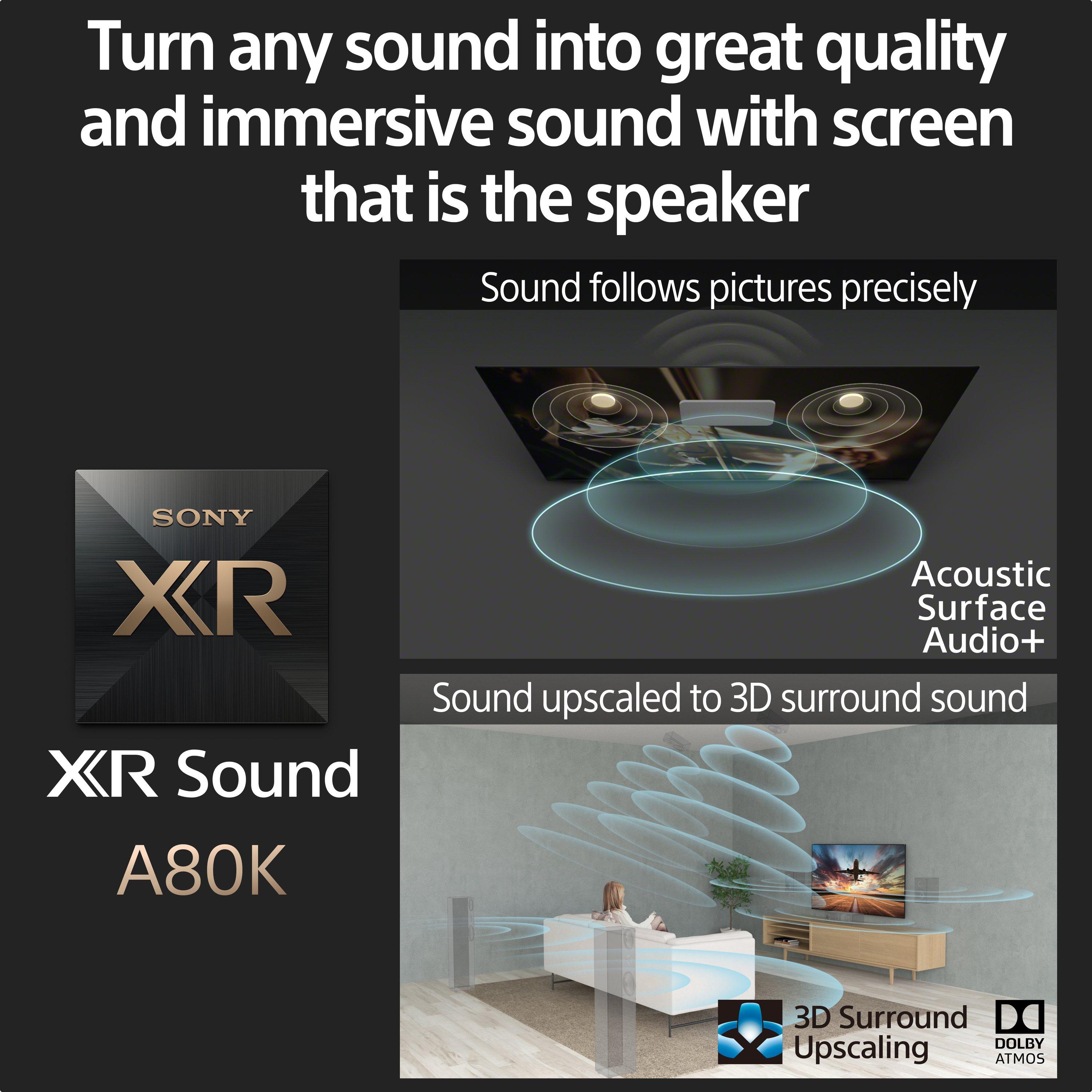 Sony XR55A80LU 55"4K UHD HDR OLED Google Smart TV thumbnail image