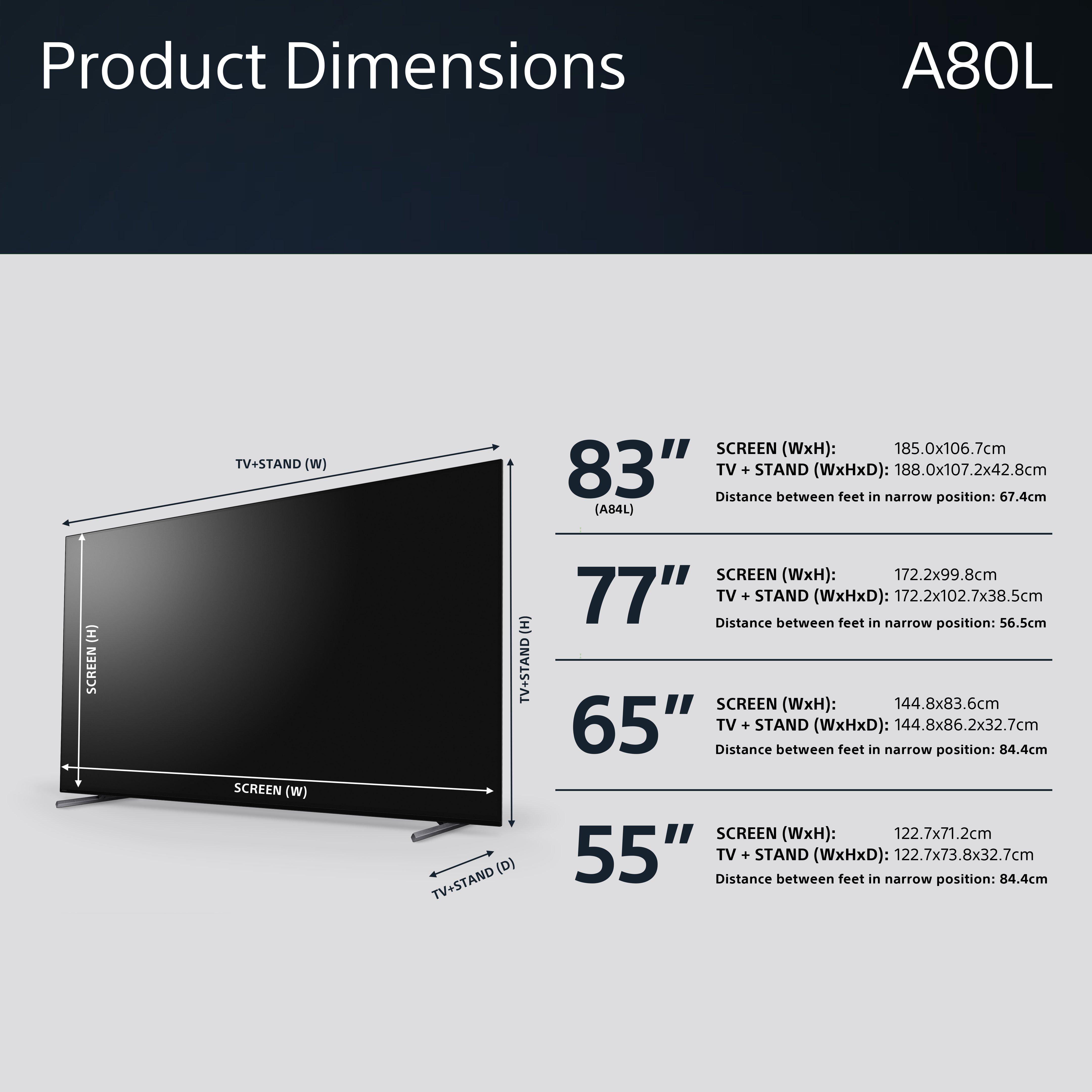 Sony XR65A80LU 65"4K OLED Google Smart TV thumbnail image
