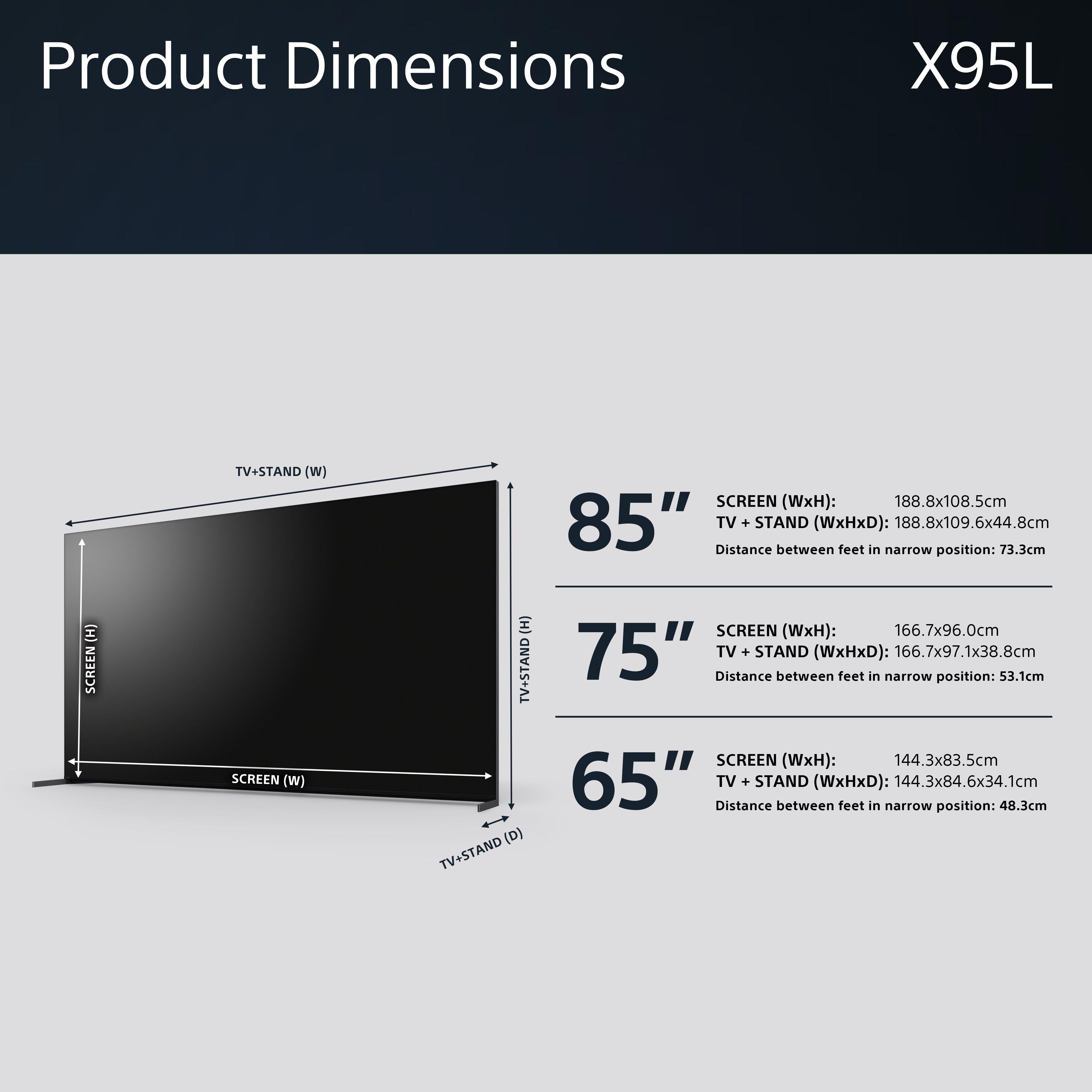 Sony XR85X95LPU 85"4K HDRGoogle Smart TV thumbnail image