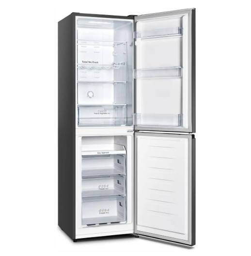 Hisense RB327N4BBE 55cm 50/50 Total No Frost Fridge Freezer - Black Steel thumbnail image