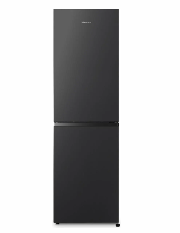 Hisense RB327N4BBE 55cm 50/50 Total No Frost Fridge Freezer - Black Steel thumbnail image