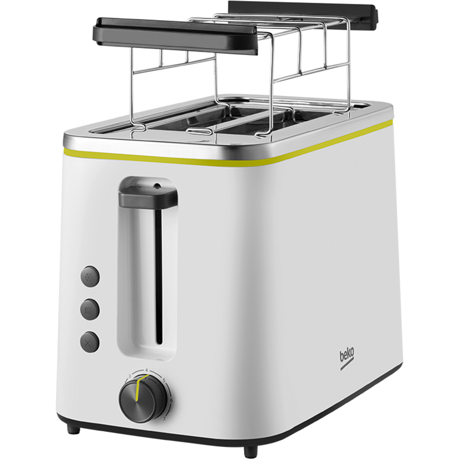 Beko TAM4321W 2 Slice Toaster - White thumbnail image