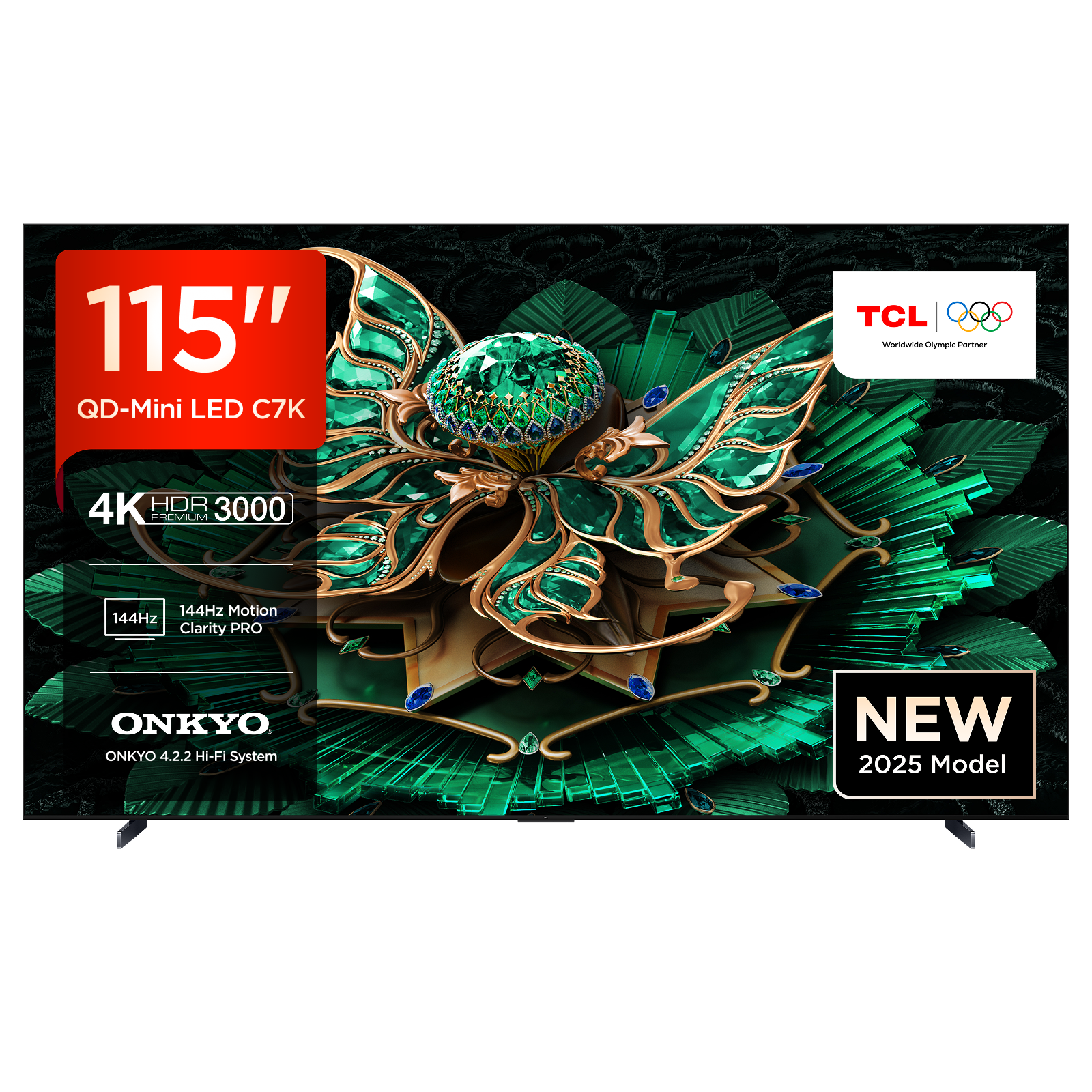 TCL 115C7K-UK 115" 4K QD-Mini LED UHD Smart Google TV thumbnail image