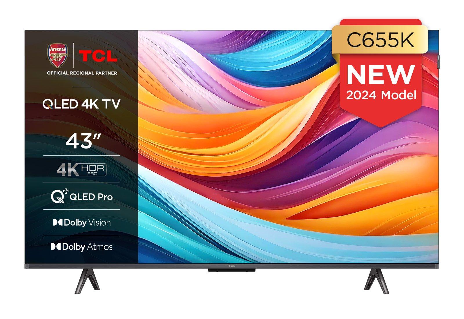 TCL 43C655K 43" 4K QLED HDR Pro Android TV thumbnail image