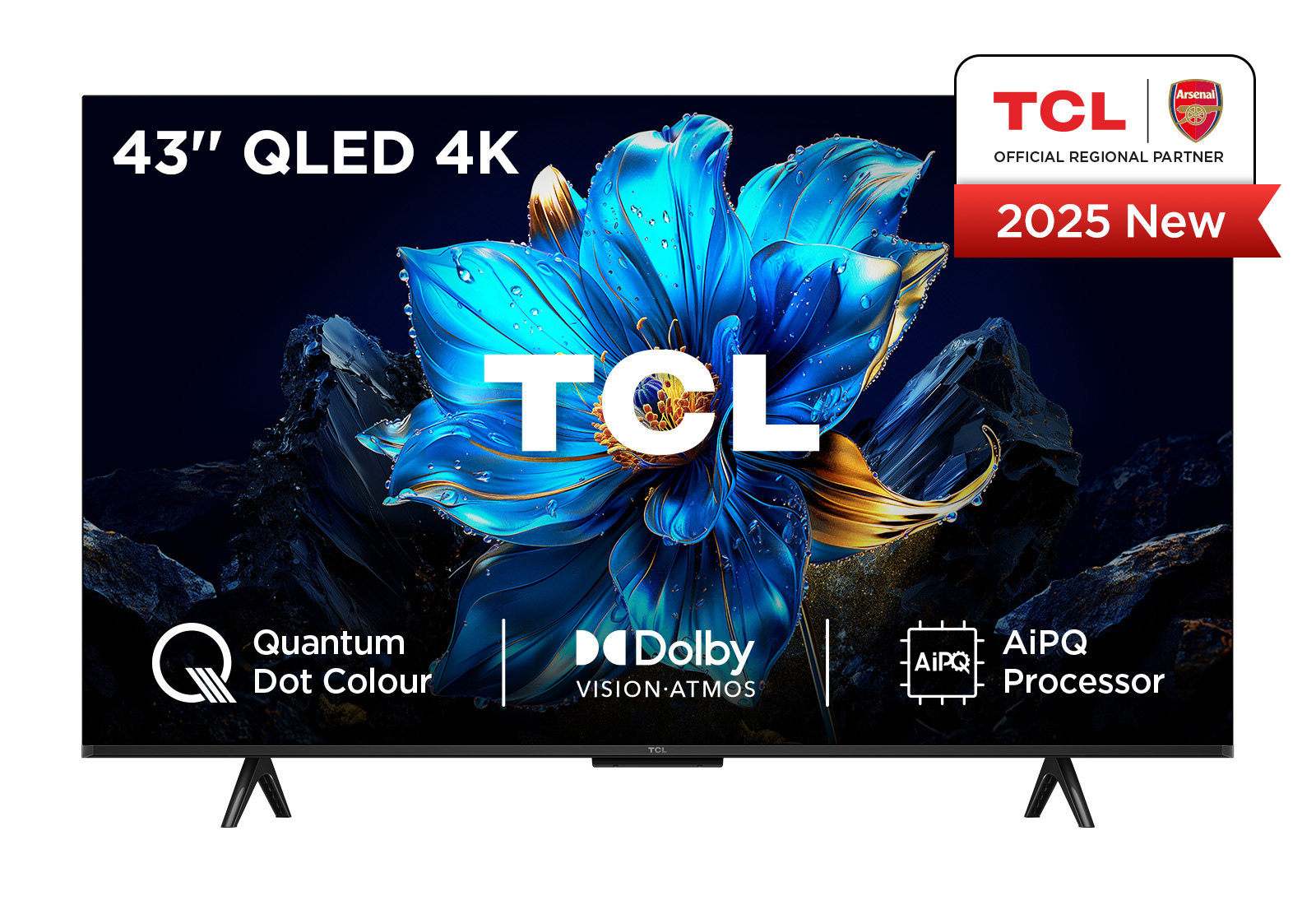 TCL 43P7K-UK 43" 4K QLED Direct LED HDR Google TV thumbnail image