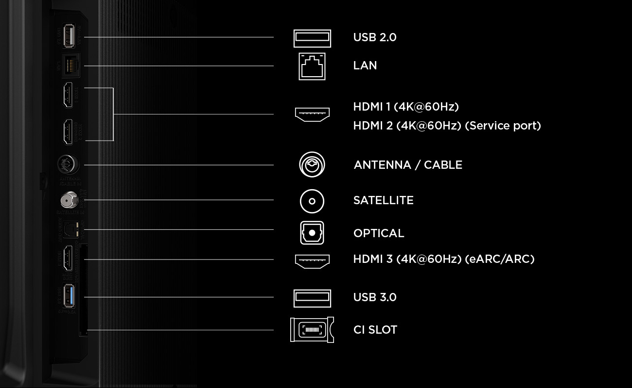 TCL 43P7L-UK 43" 4K HDR QLED Direct LED Google TV - Black thumbnail image