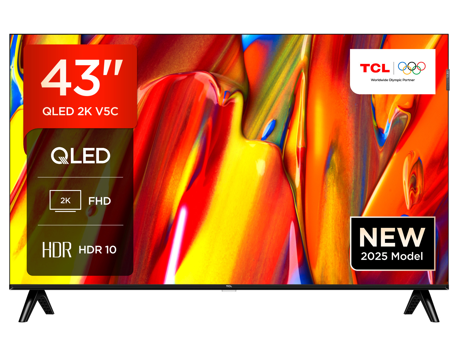 TCL 43V5C-UK 43" QLED FHD HDR Android TV thumbnail image
