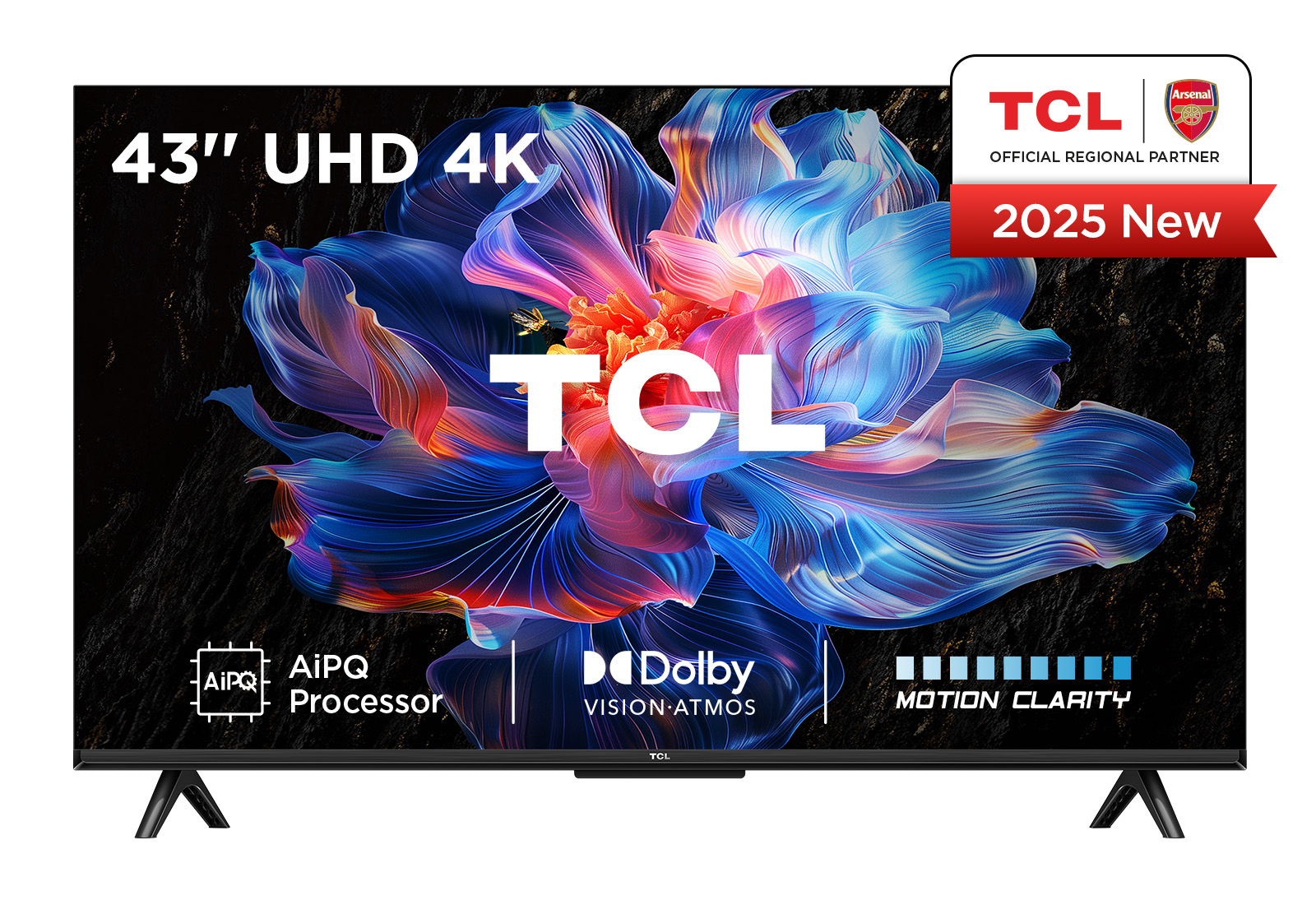 TCL 43V6C-UK 43" 4K Direct LED HDR Google TV thumbnail image