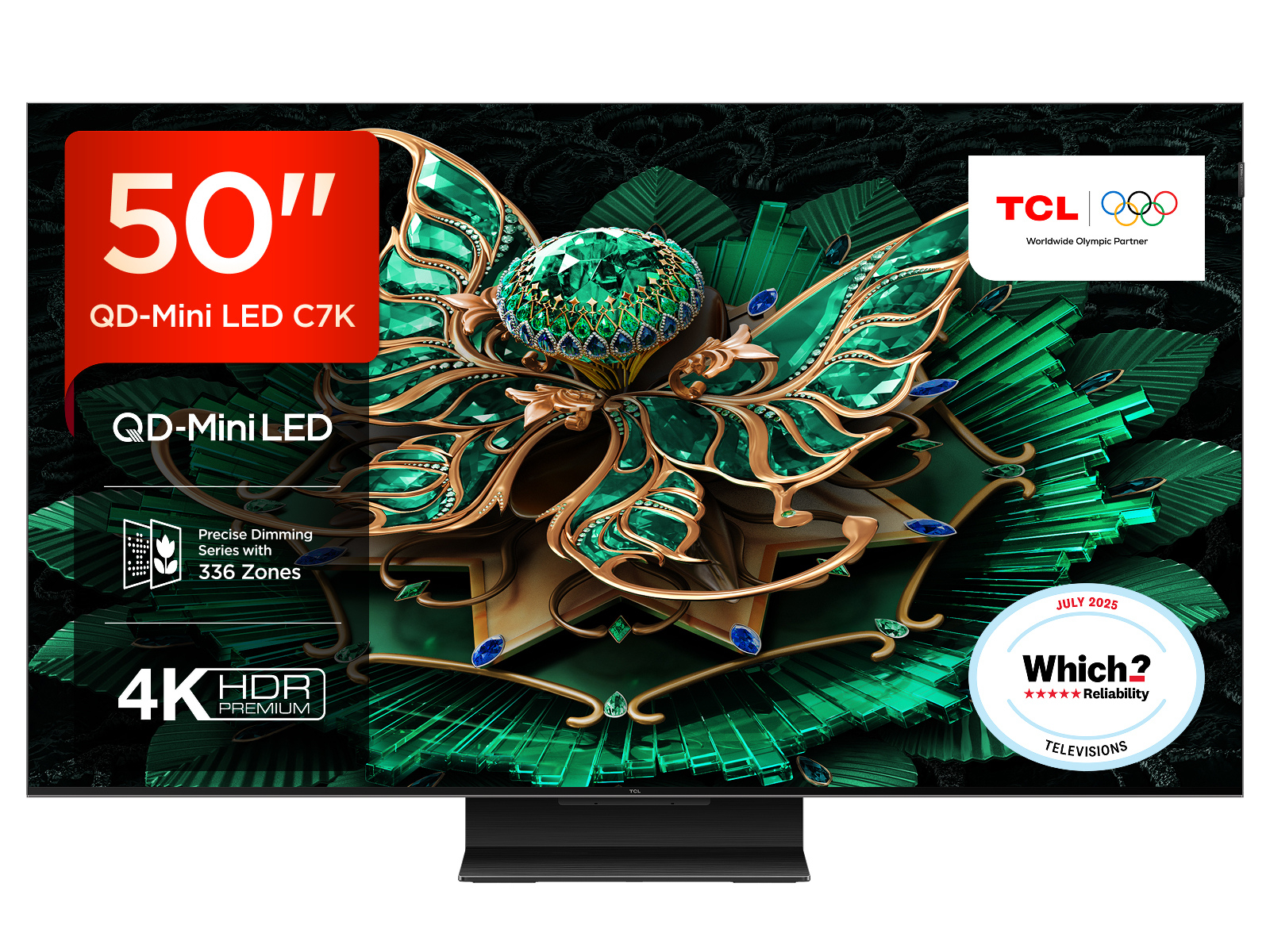 TCL 50C7K-UK 50" 4K QD-MINI LED UHD TV  thumbnail image
