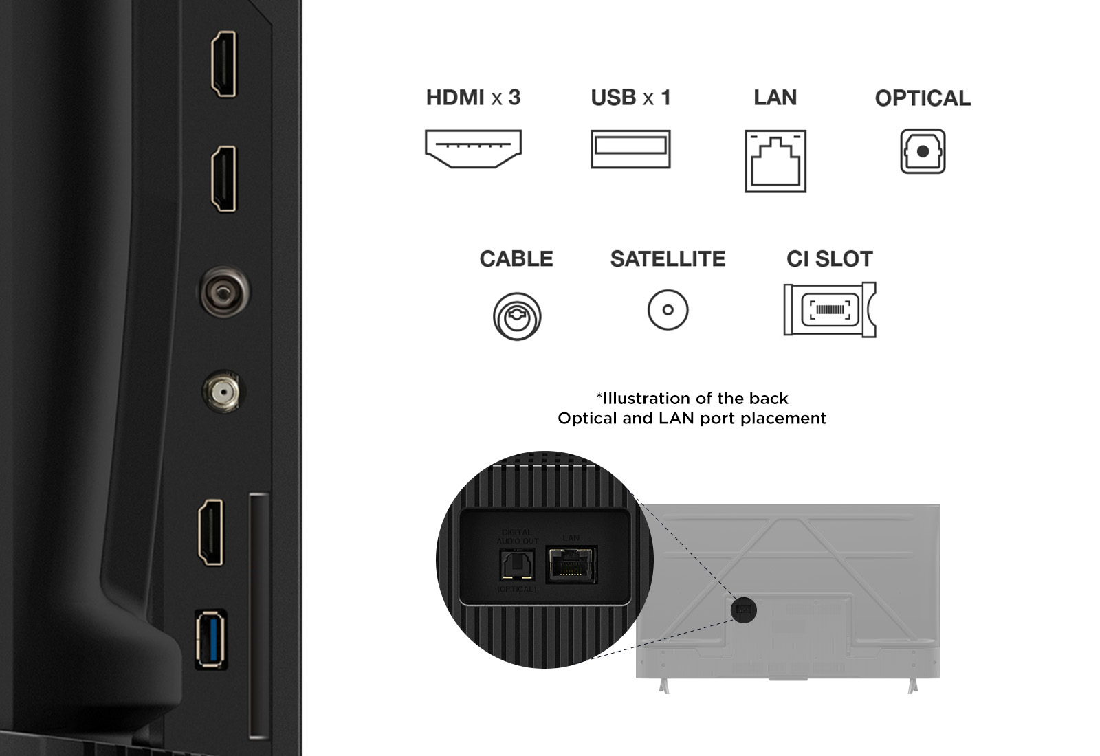 TCL 50V6C-UK 50" 4K Direct LED HDR Google TV thumbnail image
