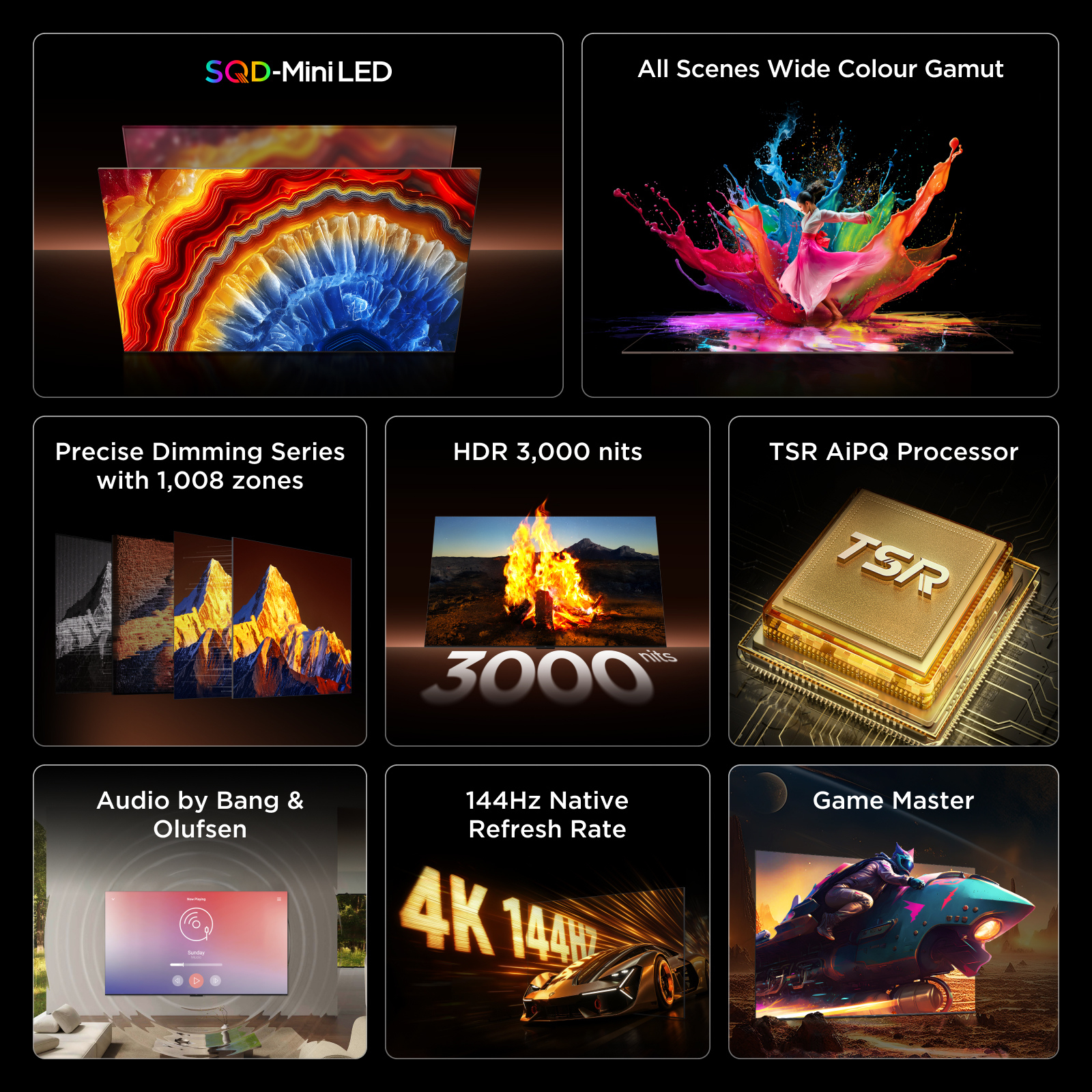 TCL 55C8L-UK 55" 4K Ultra HD QD-Mini LED Google TV thumbnail image