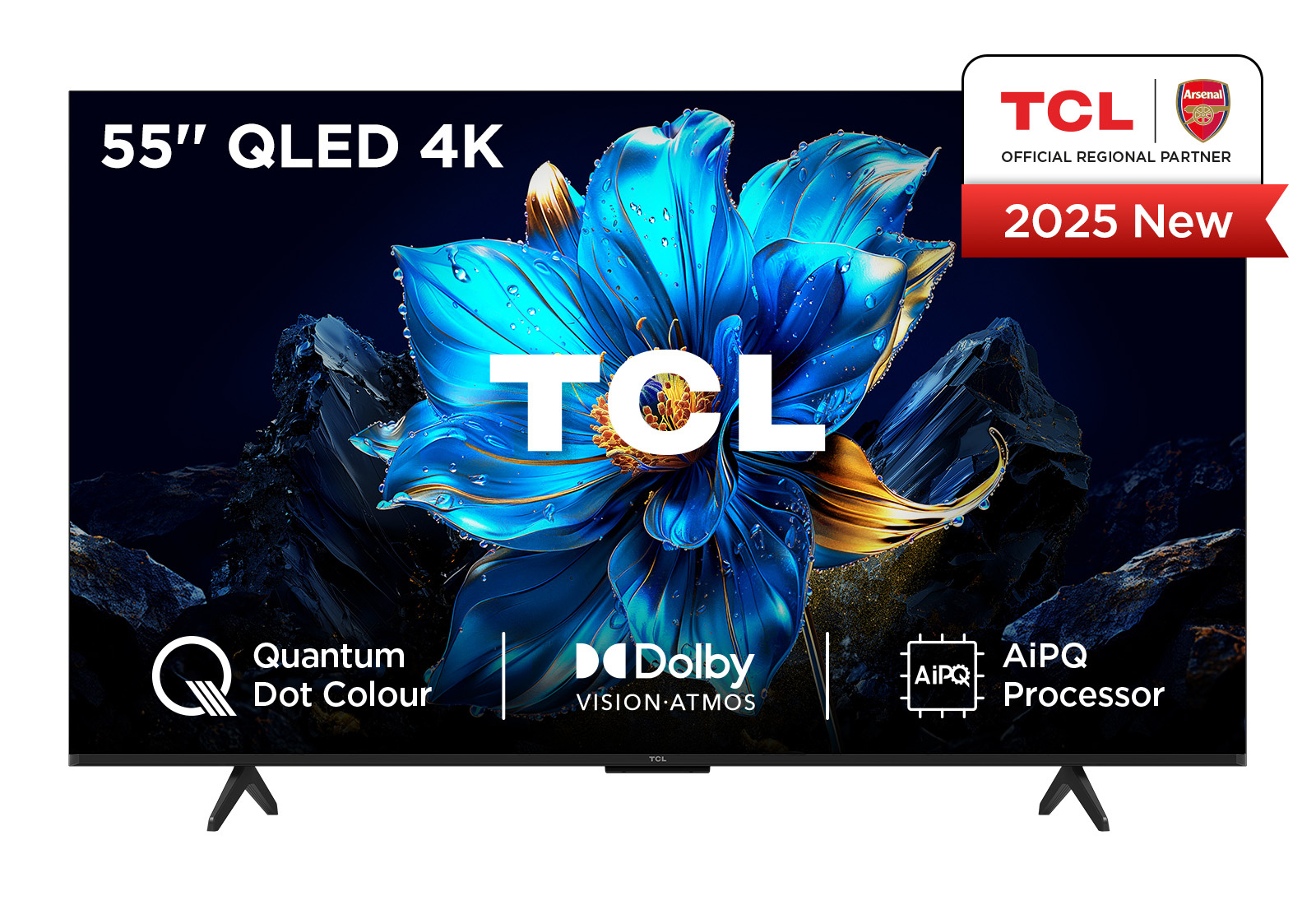 TCL 55P7K-UK 55" 4K QLED Direct LED HDR Google TV thumbnail image