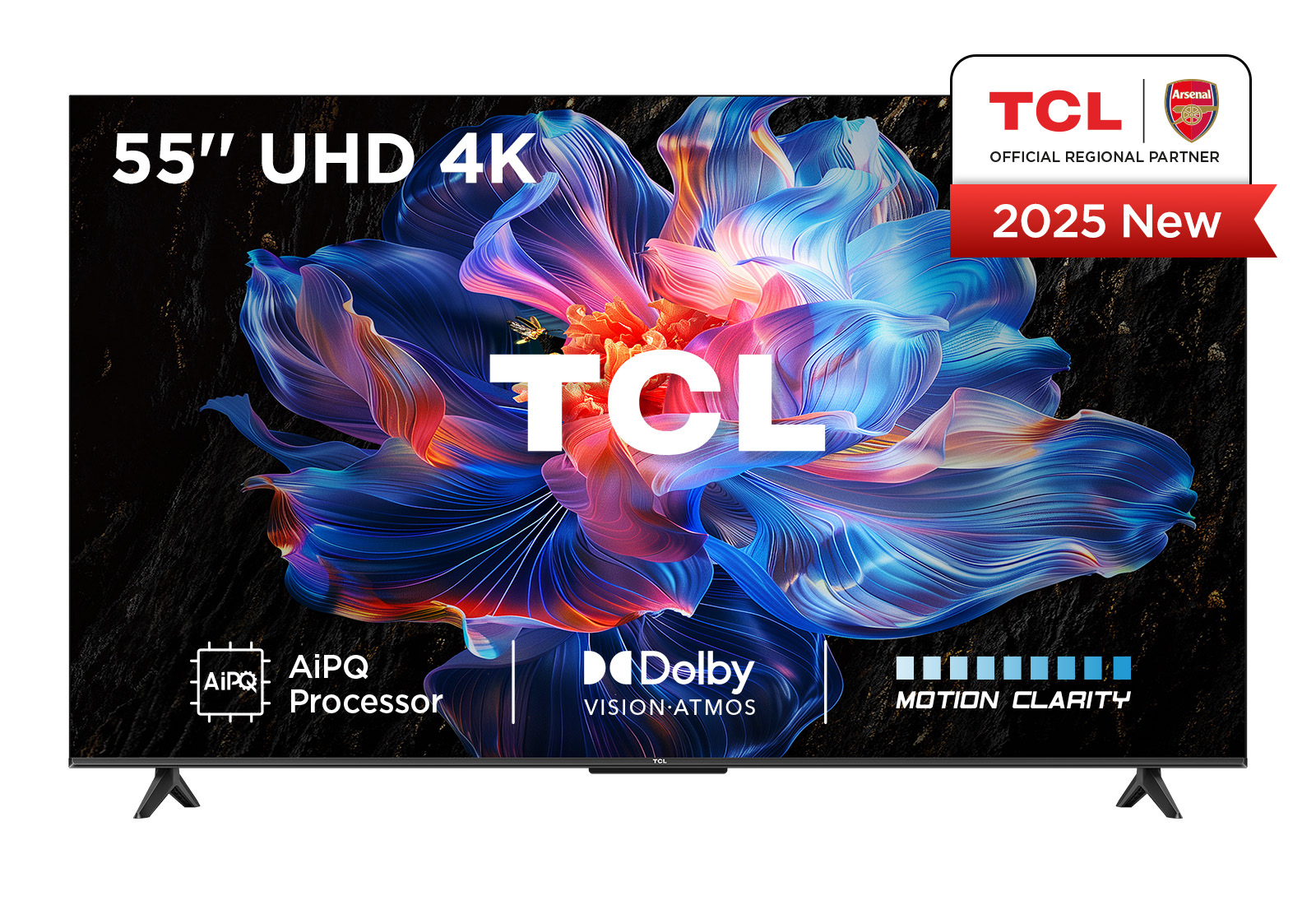 TCL 55V6C-UK 55" 4K Direct LED HDR Google TV thumbnail image