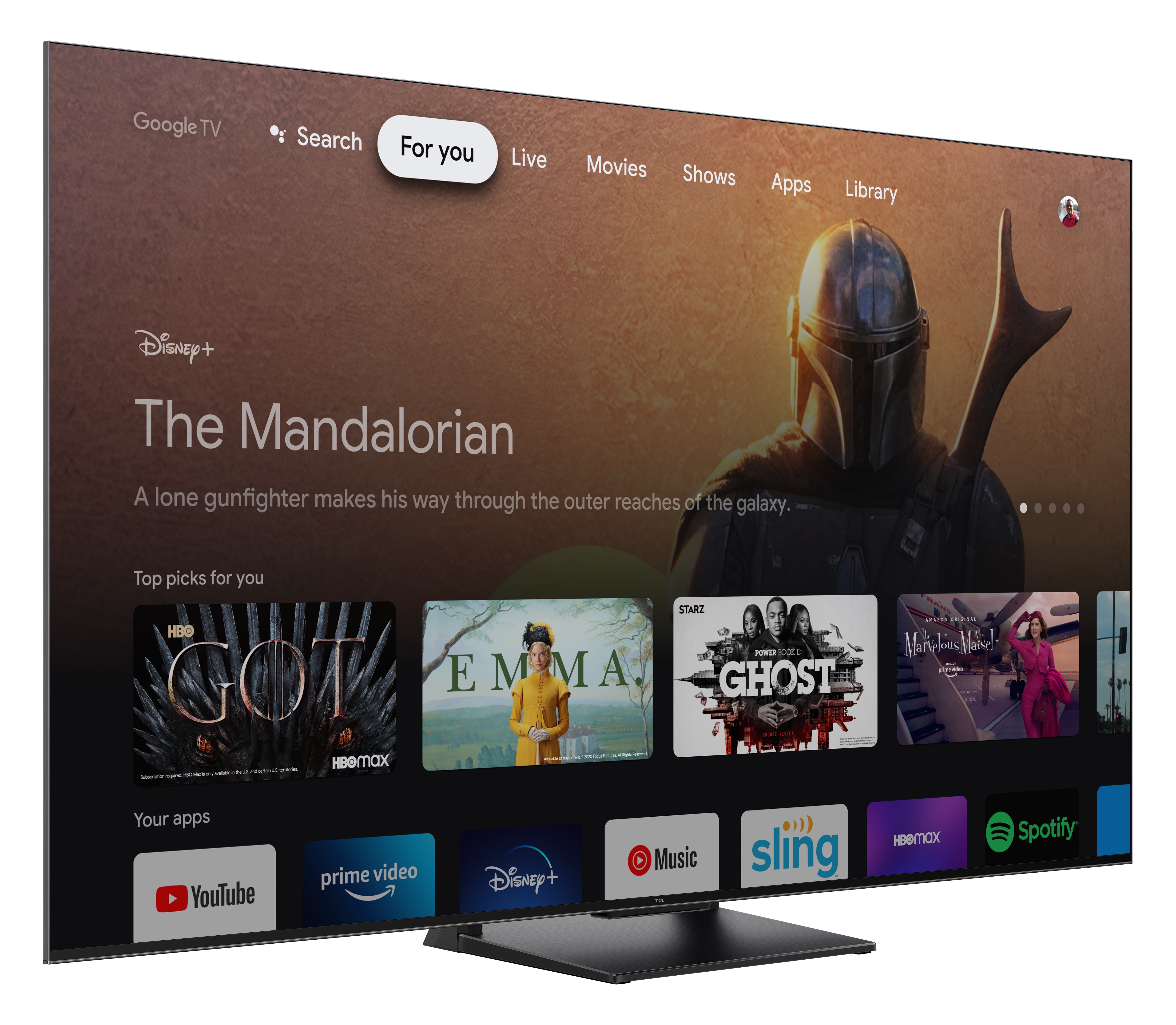 TCL 65C745K 65" 4K QLED HDR Pro Google TV thumbnail image