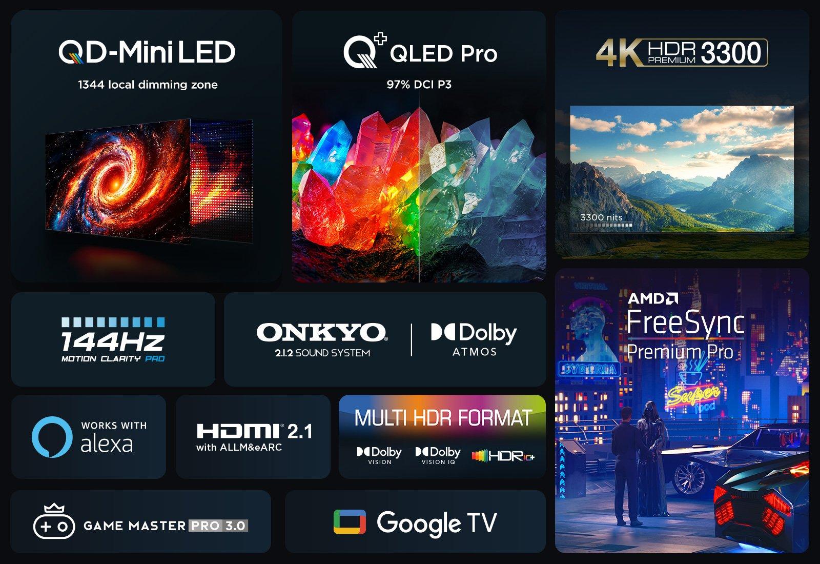 TCL 65C855K 65" 4K QLED HDR Premium Google TV thumbnail image