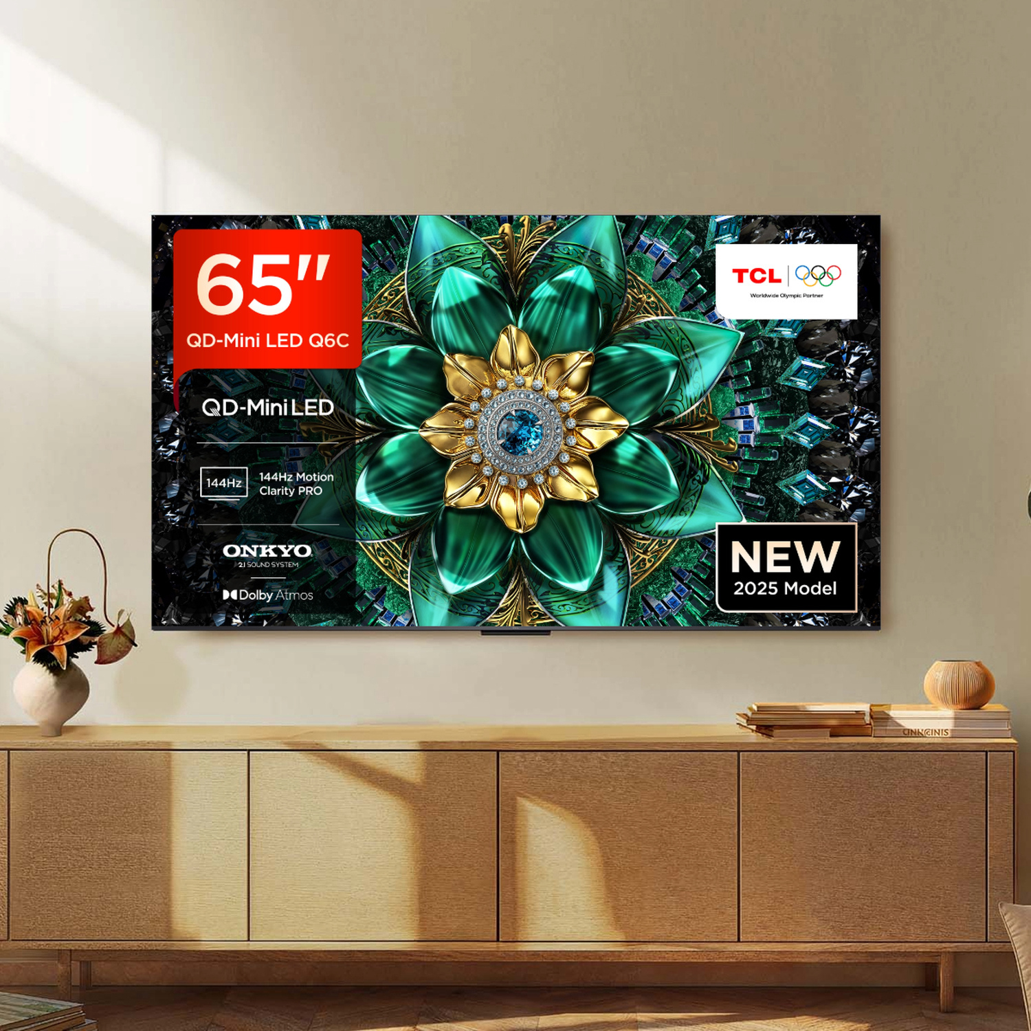 TCL 65Q6C-UK 65" 4K QD-Mini LED UHD Smart Google TV thumbnail image