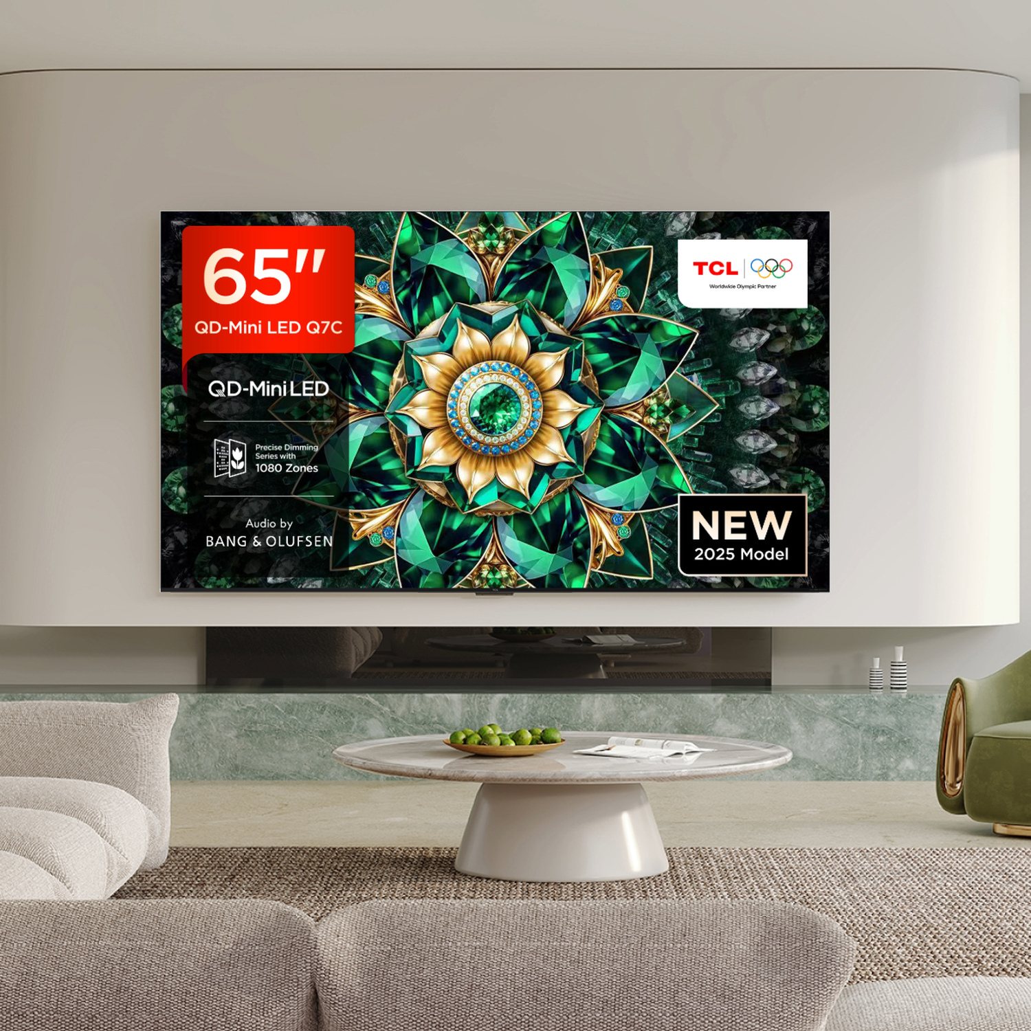 TCL 65Q7C-UK 65" 4K QD-Mini LED UHD Smart Google TV thumbnail image
