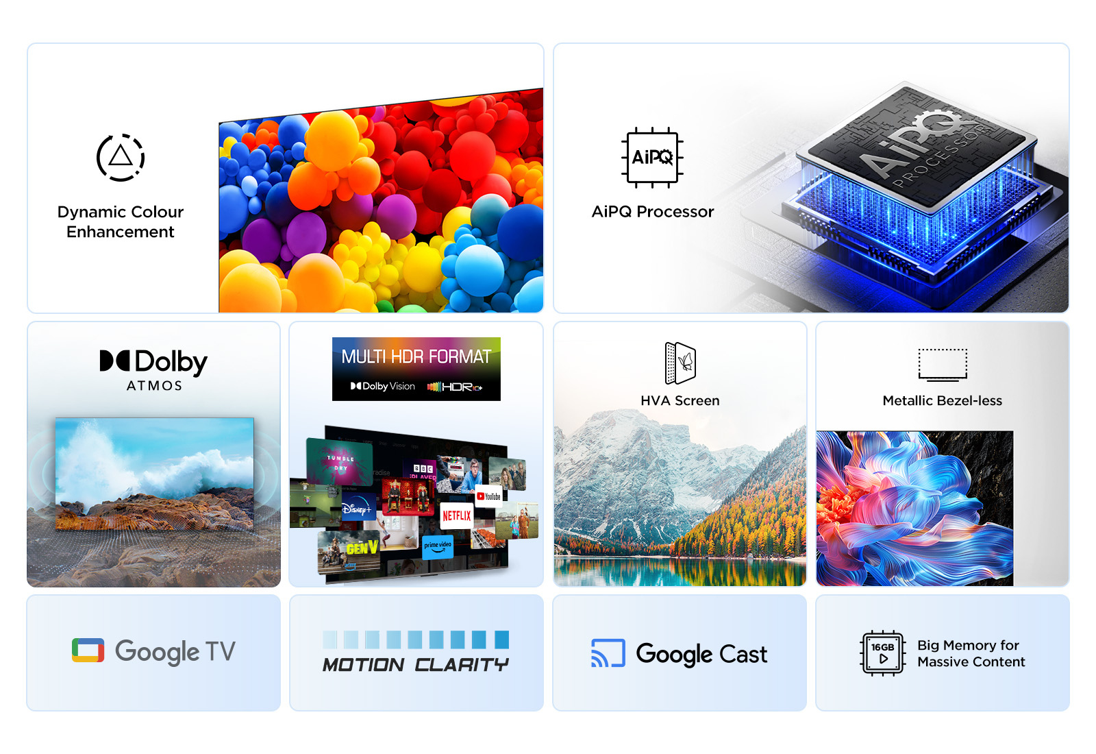 TCL 65V6C-UK 65" 4K Direct LED HDR Google TV thumbnail image