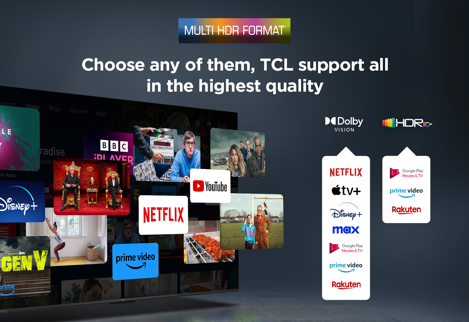 TCL 65V6C-UK 65" 4K Direct LED HDR Google TV thumbnail image