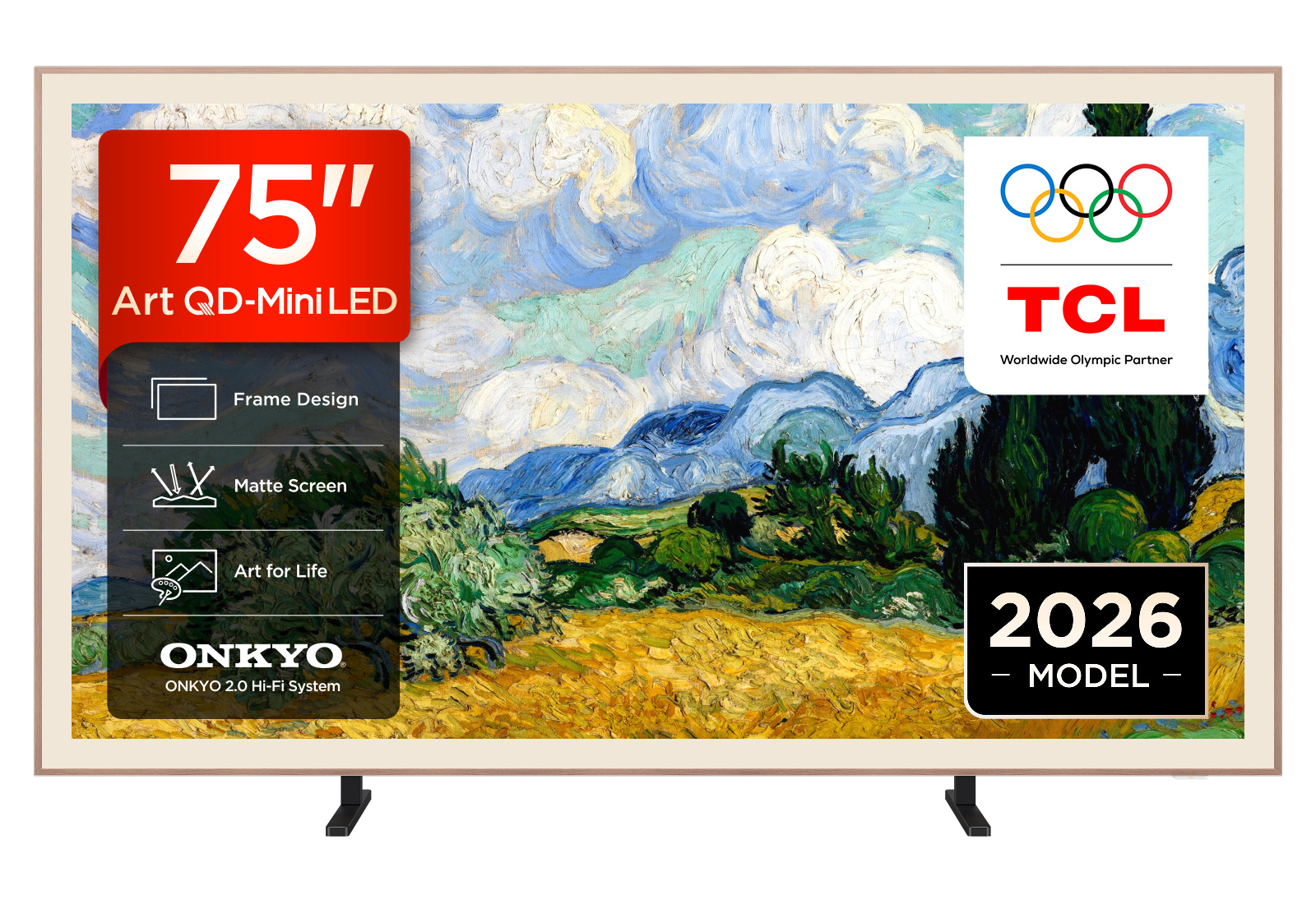 TCL 75A400 PRO-UK 75" 4K Ultra HD QD-MINI LED AI Art TV thumbnail image