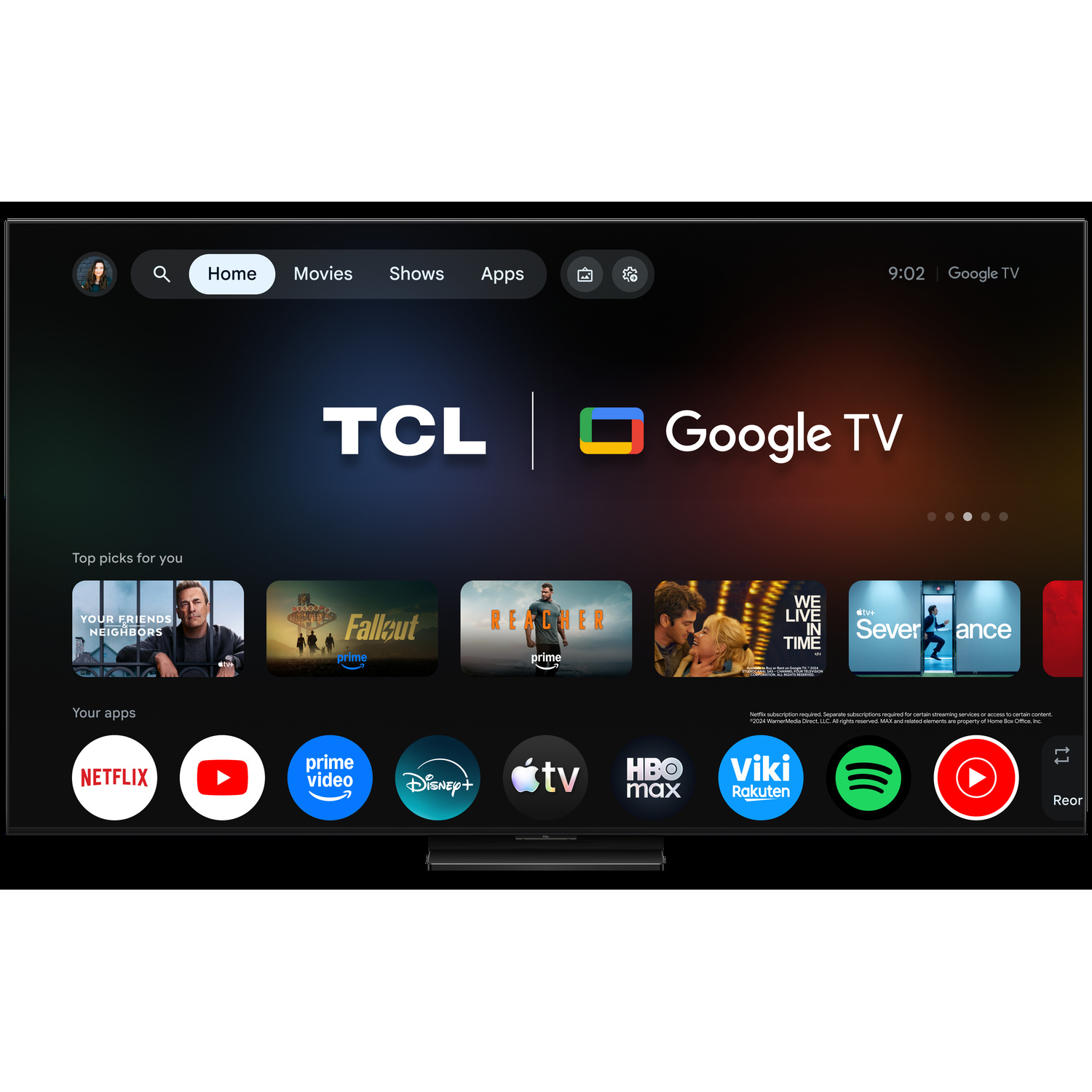 TCL 75A400U-UK 75" QD-MINI LED TV - Black thumbnail image