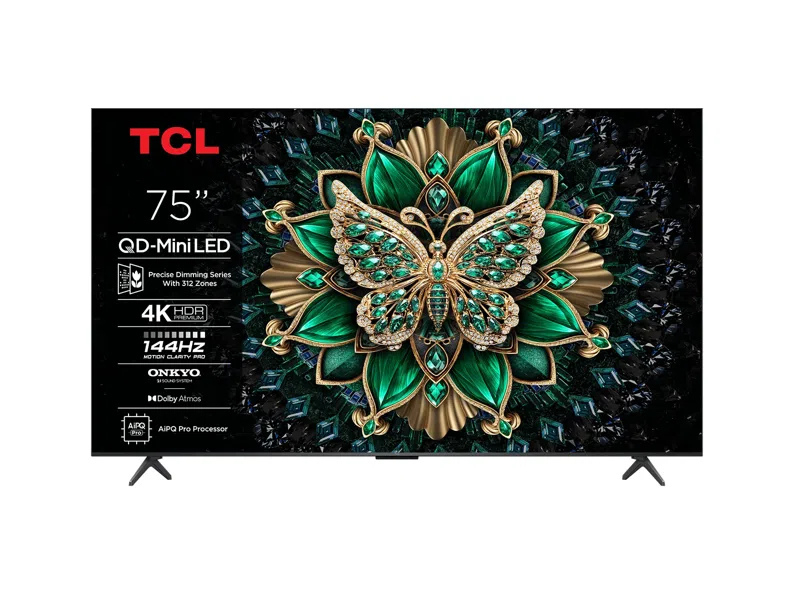 TCL 75C6KS-UK 75" 4K Ultra HD QD-Mini LED TV  thumbnail image