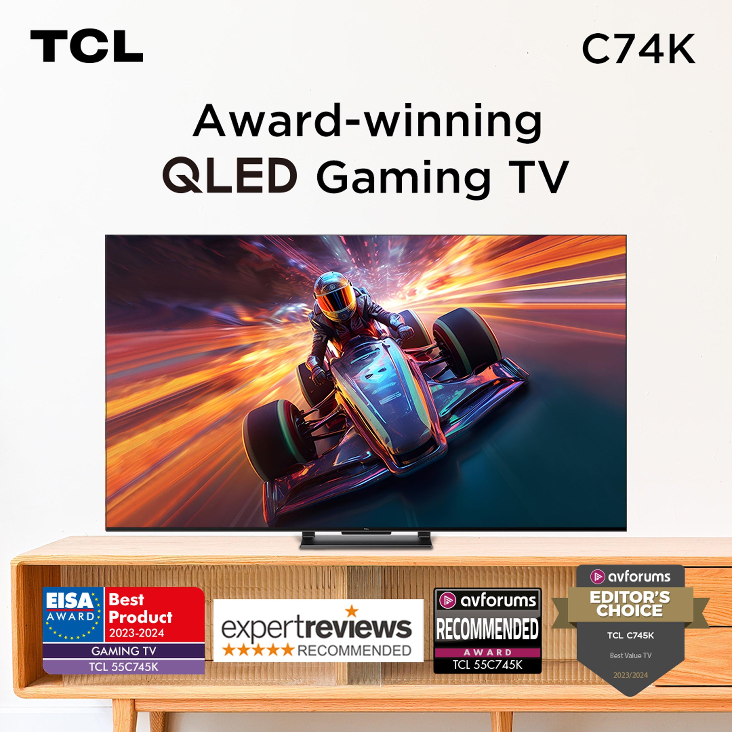 TCL 75C745K 75" 4K QLED HDR Pro Google TV thumbnail image