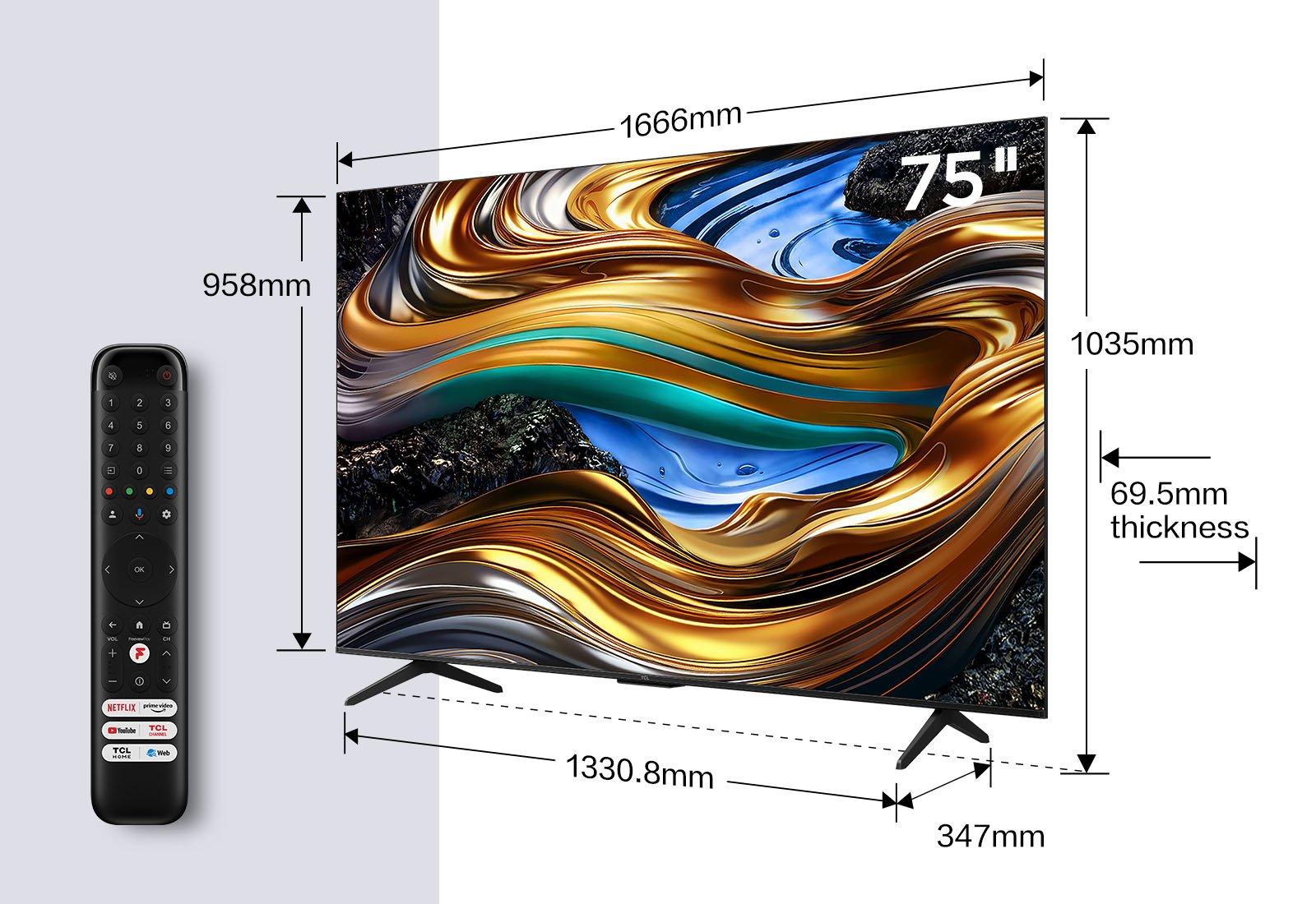 TCL 75P755K 75" 4K HDR Android TV thumbnail image