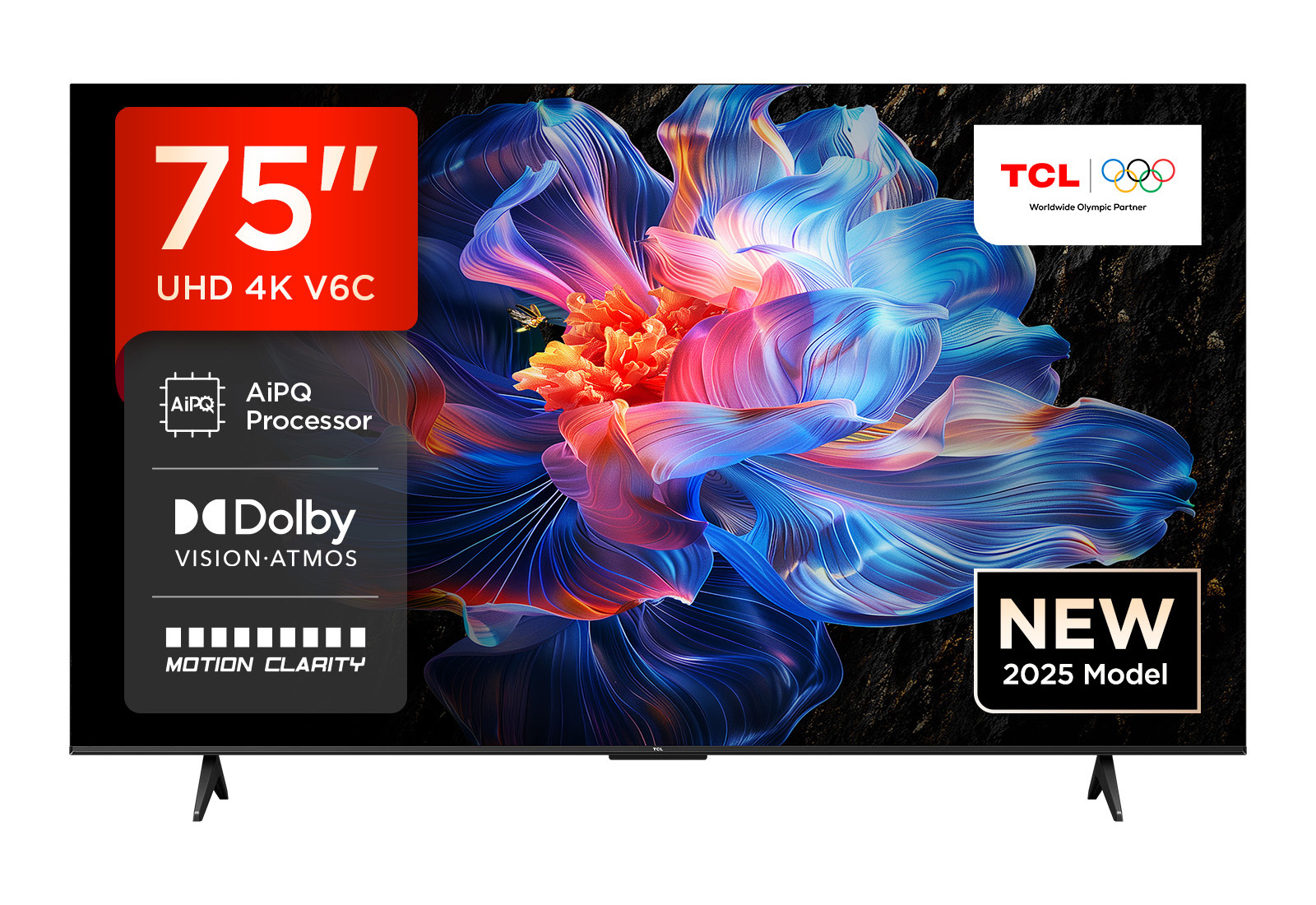 TCL 75V6C-UK 75" 4K Direct LED HDR TV Google TV thumbnail image