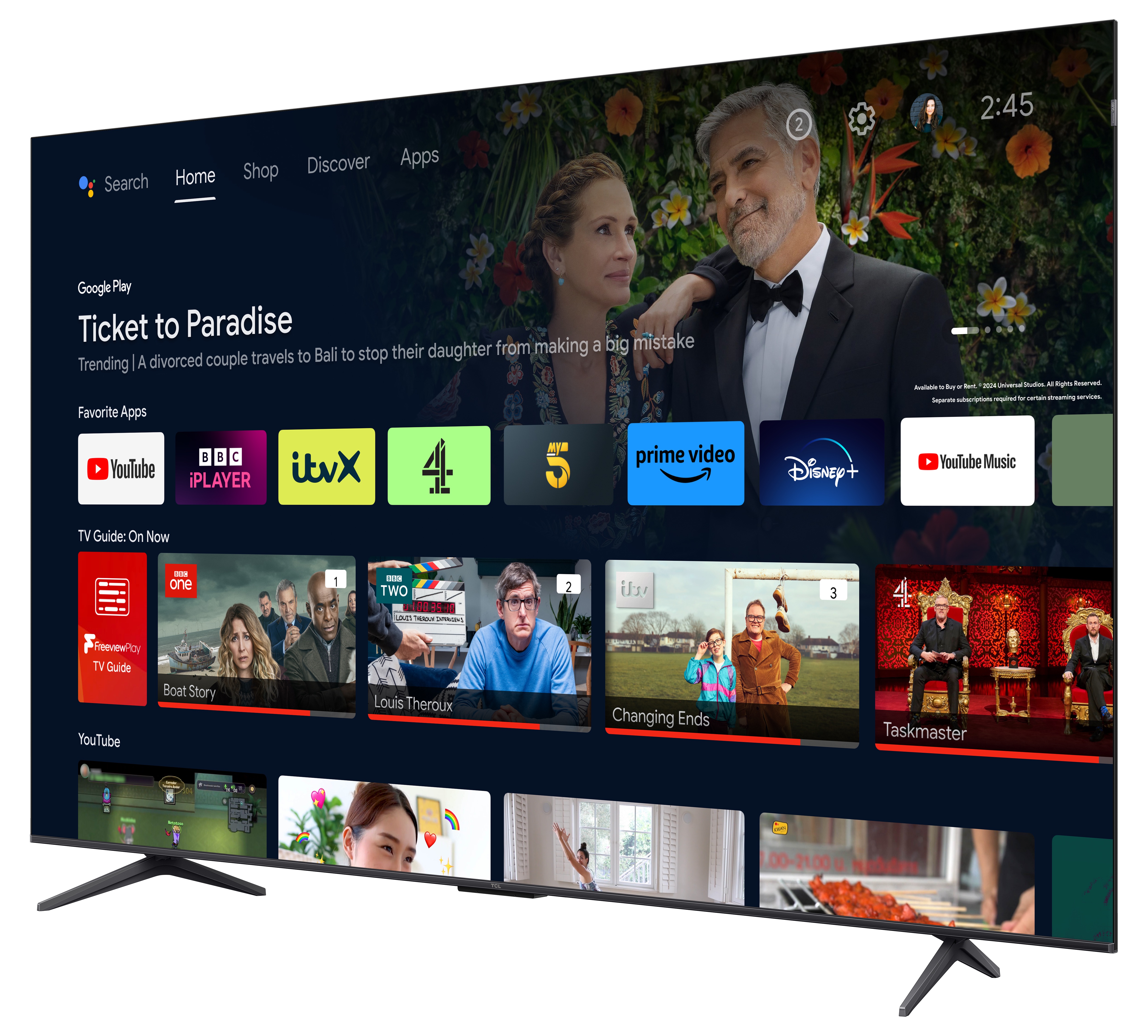 TCL 85C655K 85" 4K QLED HDR Pro Android TV thumbnail image