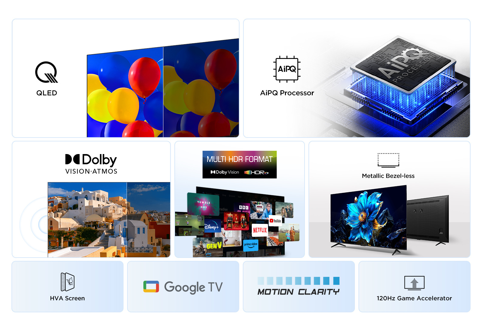 TCL 85P7K-UK 85" QLED Direct LED HDR Google TV thumbnail image