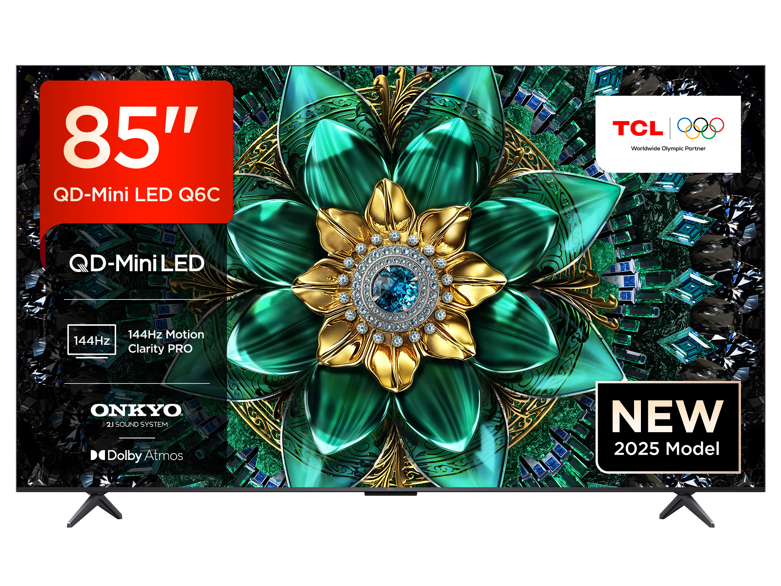 TCL 85Q6C-UK 85" 4K QD-Mini LED UHD Smart Google TV thumbnail image