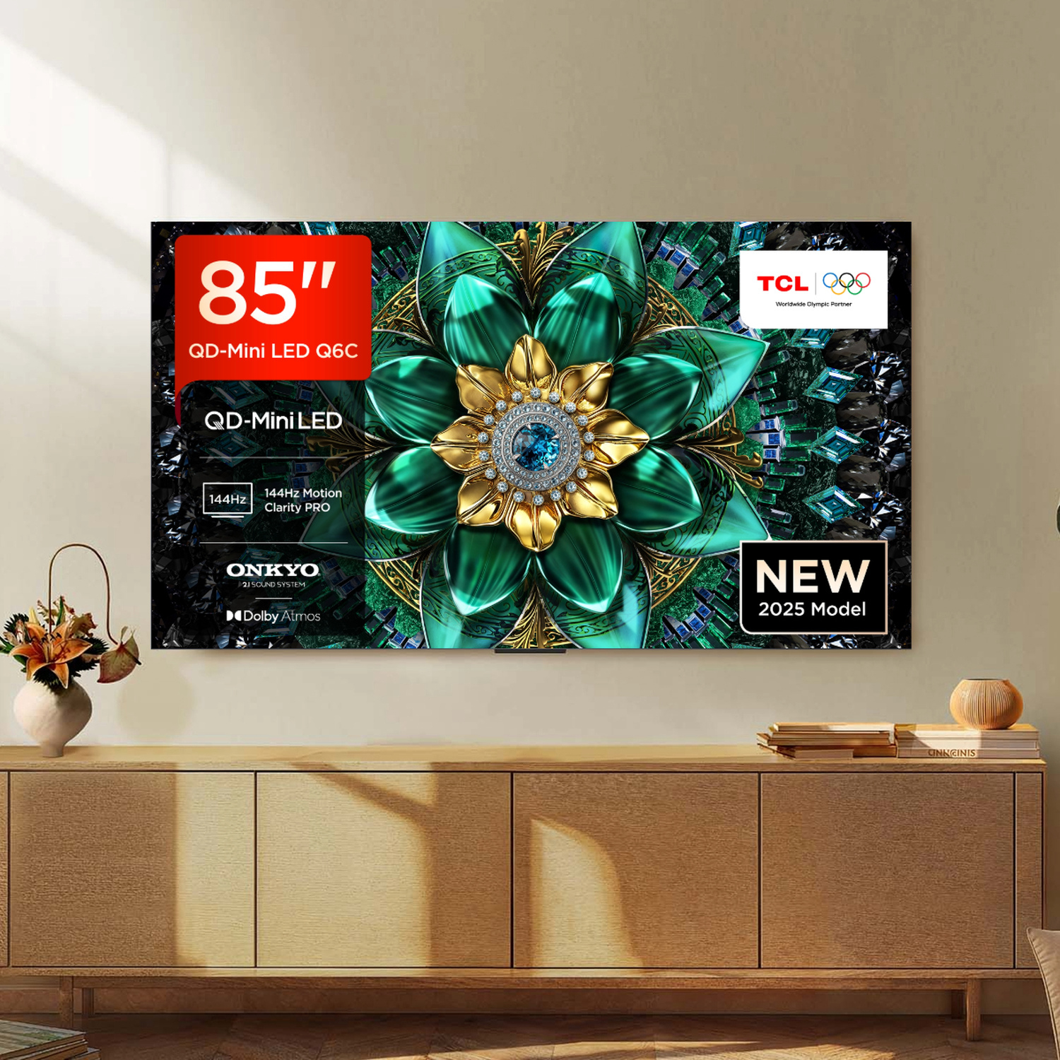 TCL 85Q6C-UK 85" 4K QD-Mini LED UHD Smart Google TV thumbnail image