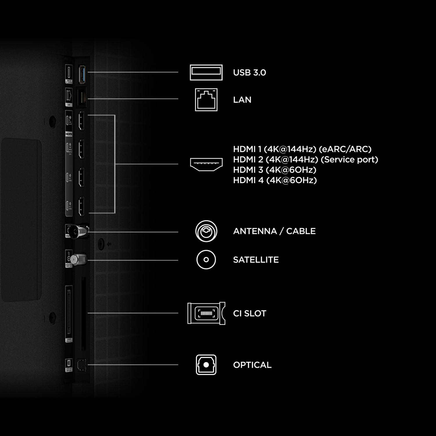 TCL 85RM7L-UK 85" 4K Ultra HD RGB MINI LED Google TV - Black thumbnail image