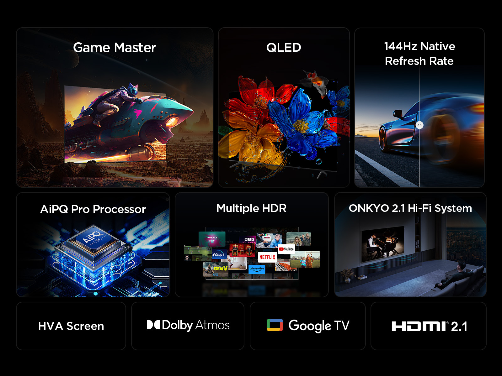 TCL 85T8C-UK 85" 4K QLED HDR Smart Ultra HD Google TV thumbnail image