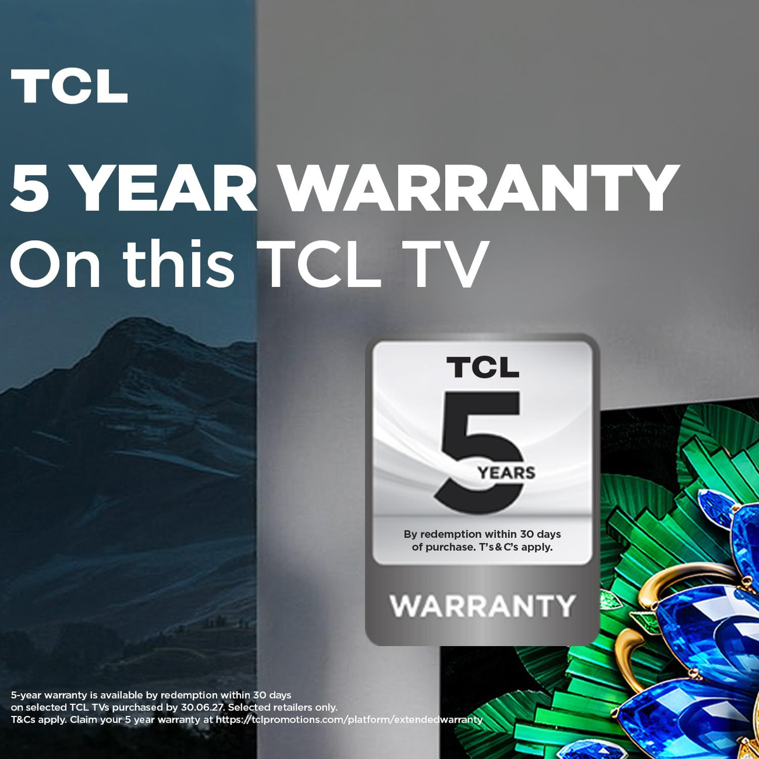 TCL 98A400M-UK 98" QD-MINI LED TV - Black thumbnail image