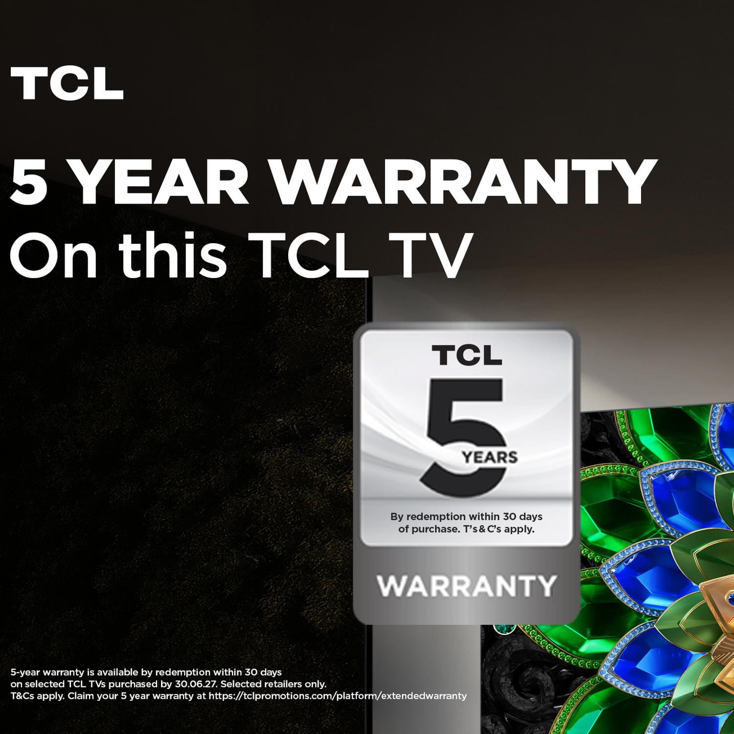 TCL 98A400U-UK 98" QD-MINI LED TV - Black thumbnail image