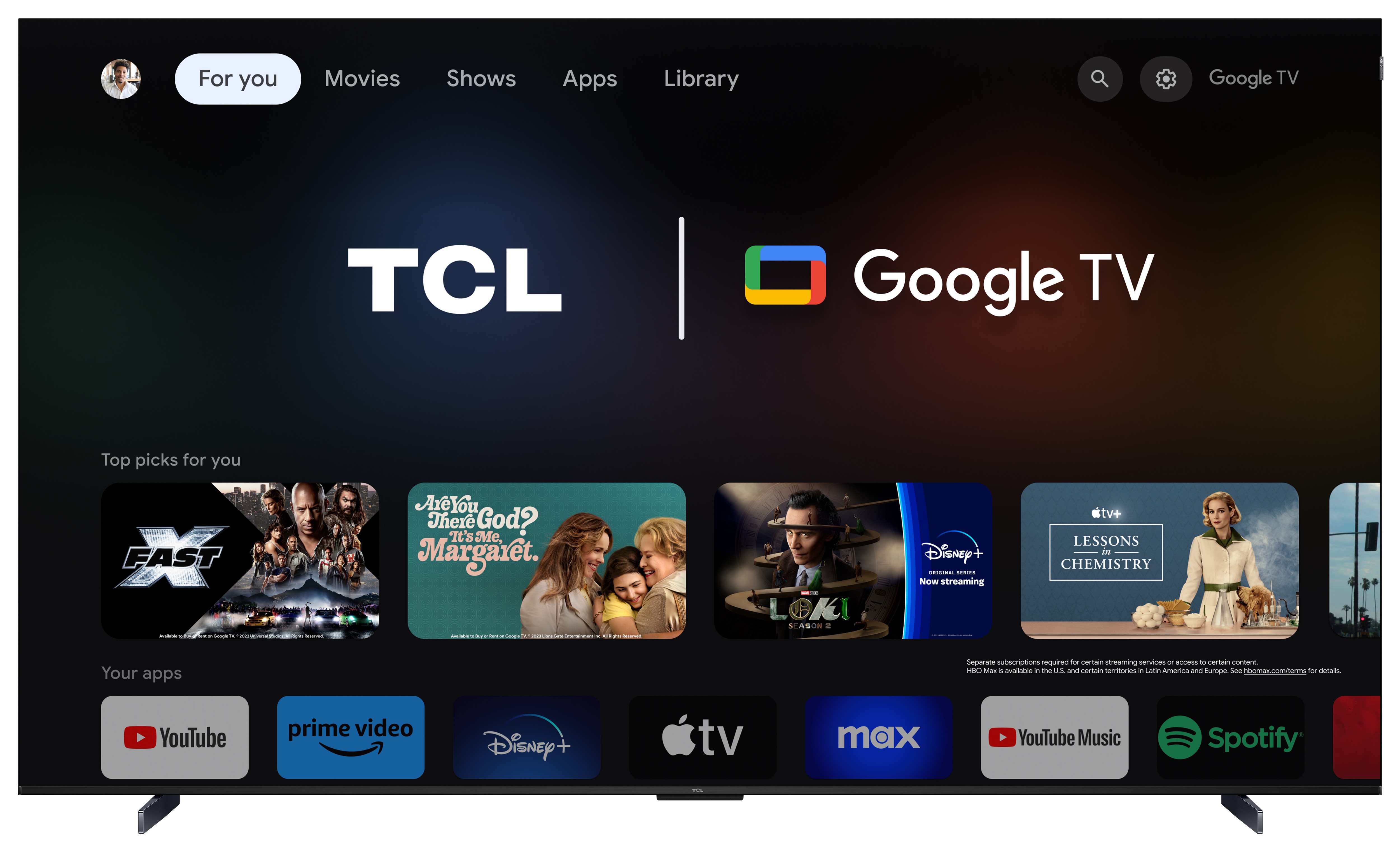 TCL 98C655K 98" 4K QLED HDR Pro Google TV thumbnail image