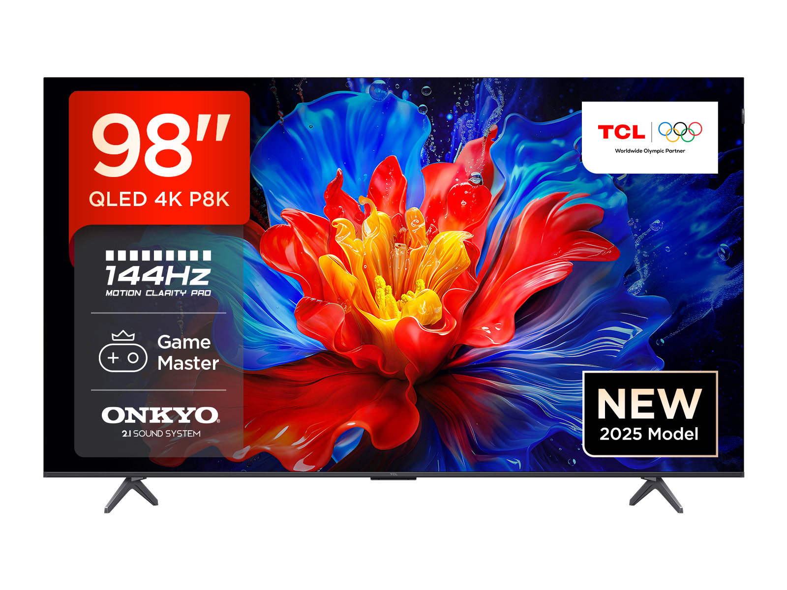 TCL 98P8K-UK 98" 4K QLED HDR Ultra HD Google TV thumbnail image