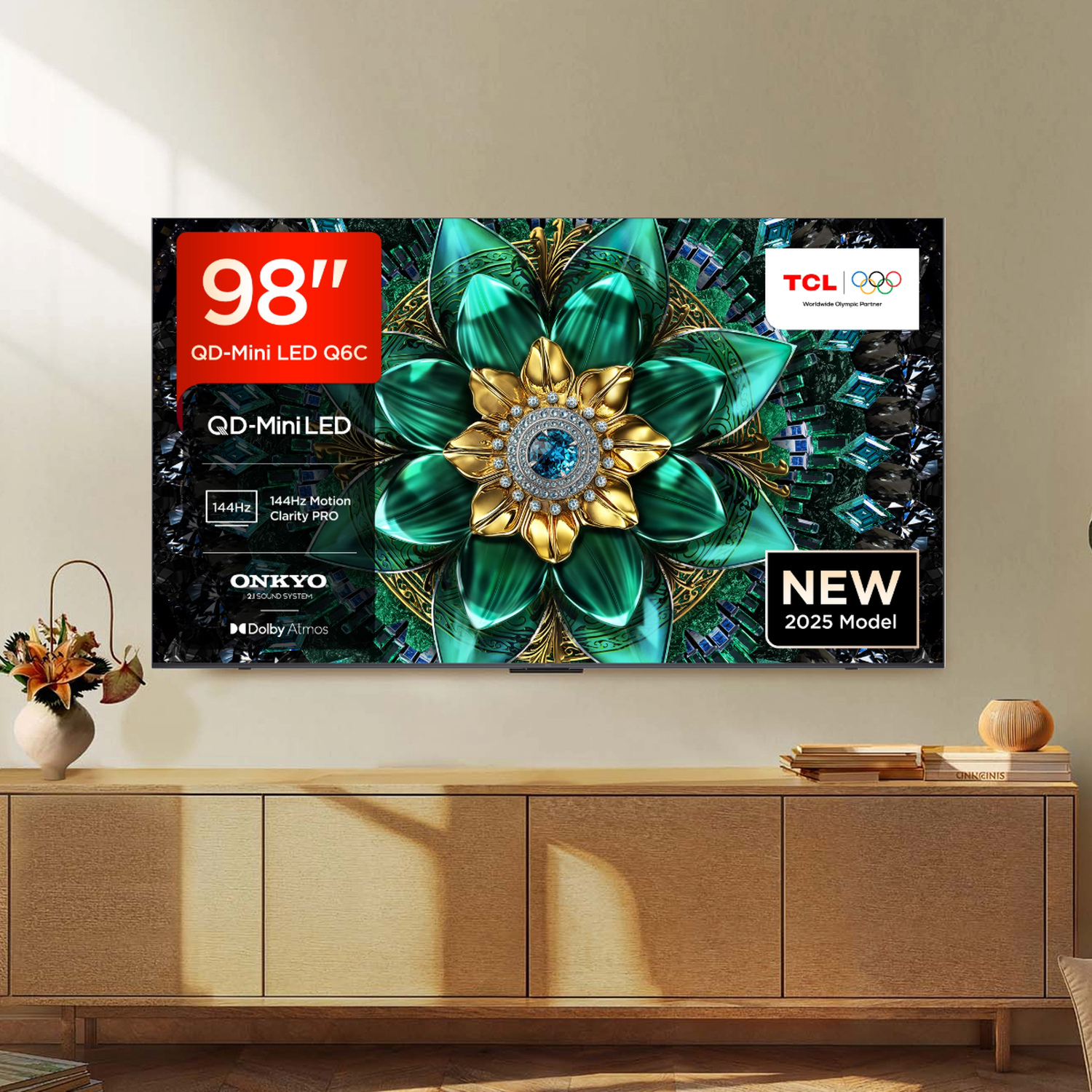TCL 98Q6C-UK 98" 4K QD-Mini LED UHD Smart Google TV thumbnail image