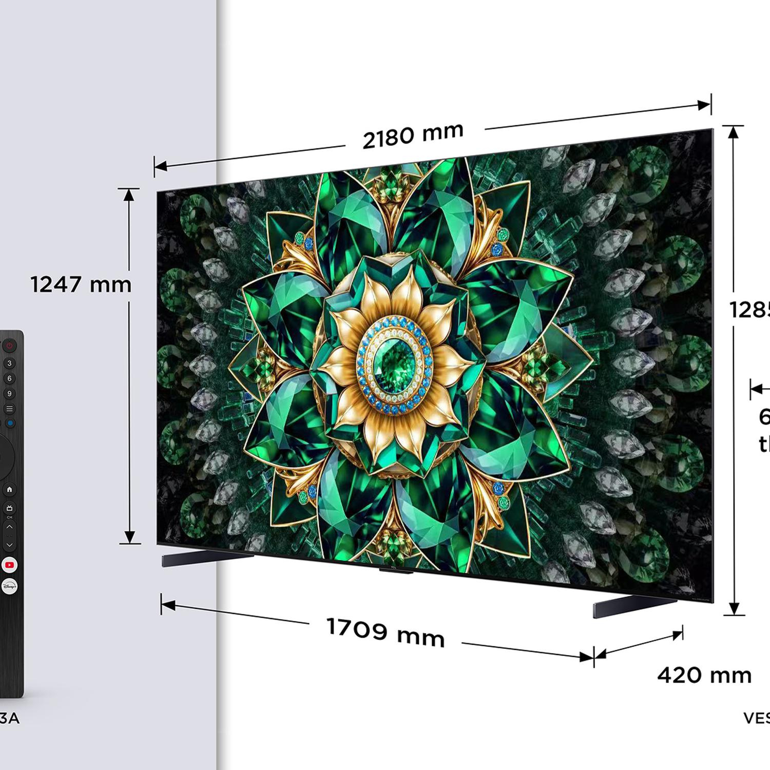 TCL 98Q7C-UK 98" 4K QD-Mini LED UHD Smart Google TV thumbnail image