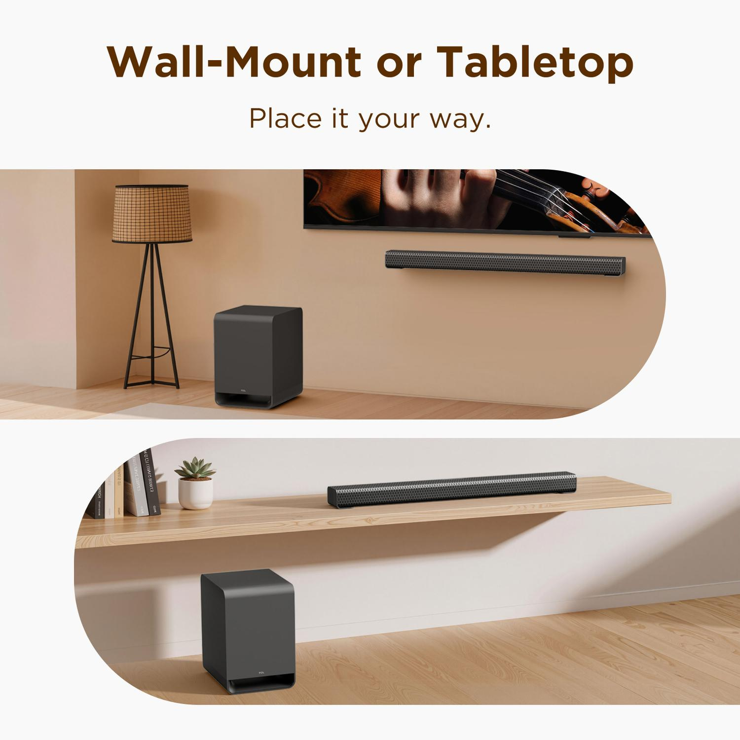 TCL S60K-UK 3.1ch with wireless subwoofer Dolby Atmos - Black thumbnail image