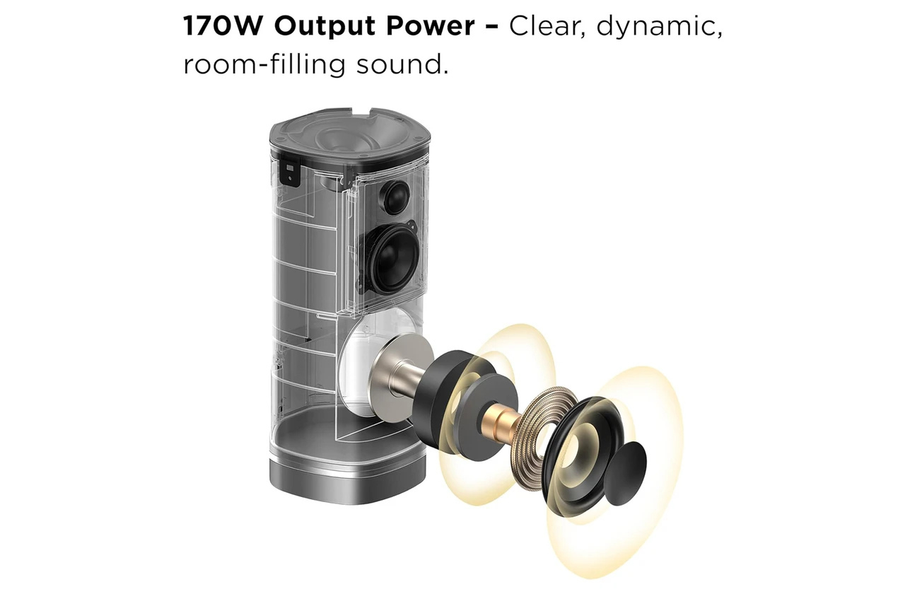 TCL Z100-UK Metal-UK Wireless Dolby Atmos FlexConnect Speaker - Black thumbnail image