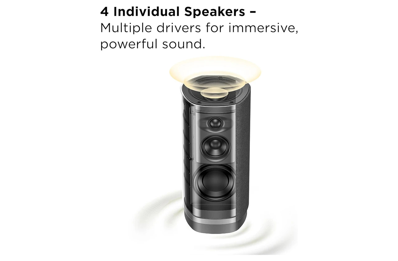 TCL Z100-UK Metal-UK Wireless Dolby Atmos FlexConnect Speaker - Black thumbnail image