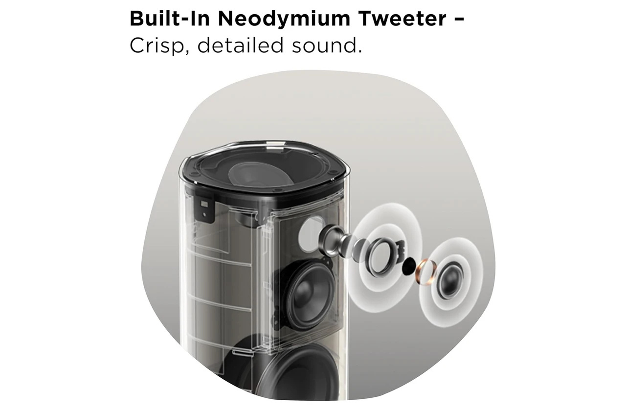 TCL Z100-UK Metal-UK Wireless Dolby Atmos FlexConnect Speaker - Black thumbnail image