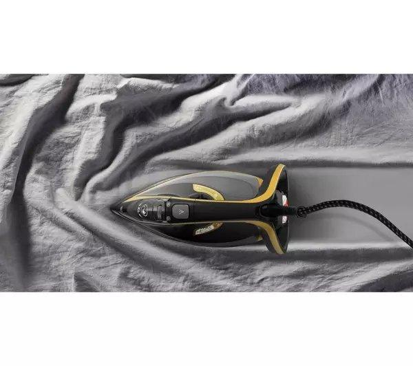 Tefal FV5696G0 Ultimate Turbo Pro Steam Iron - Black & Gold thumbnail image