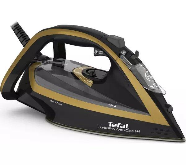Tefal FV5696G0 Ultimate Turbo Pro Steam Iron - Black & Gold thumbnail image