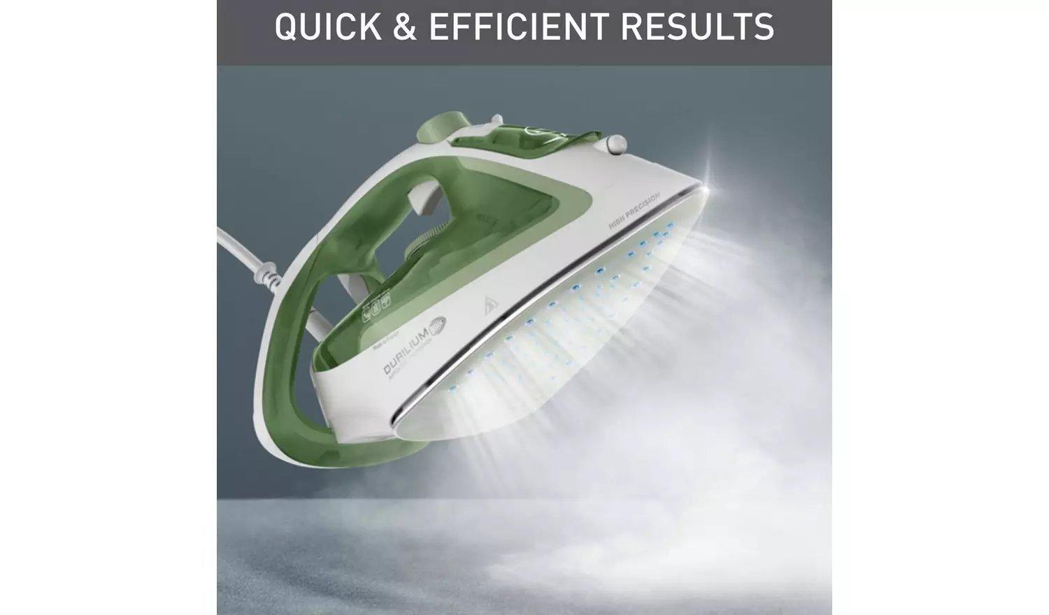 Tefal FV5781G0 Easygliss Eco Steam Iron - White & Green thumbnail image