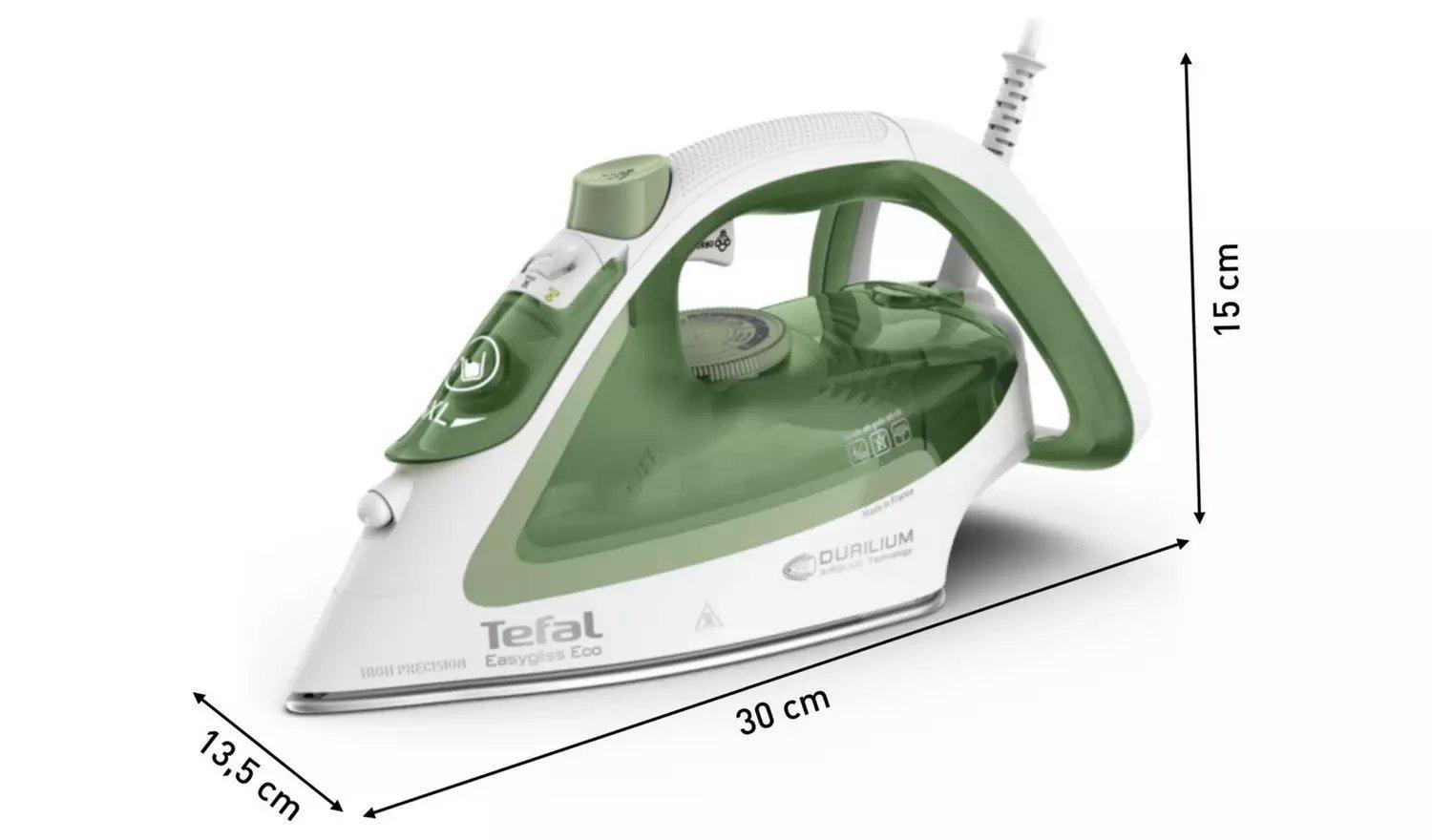Tefal FV5781G0 Easygliss Eco Steam Iron - White & Green thumbnail image